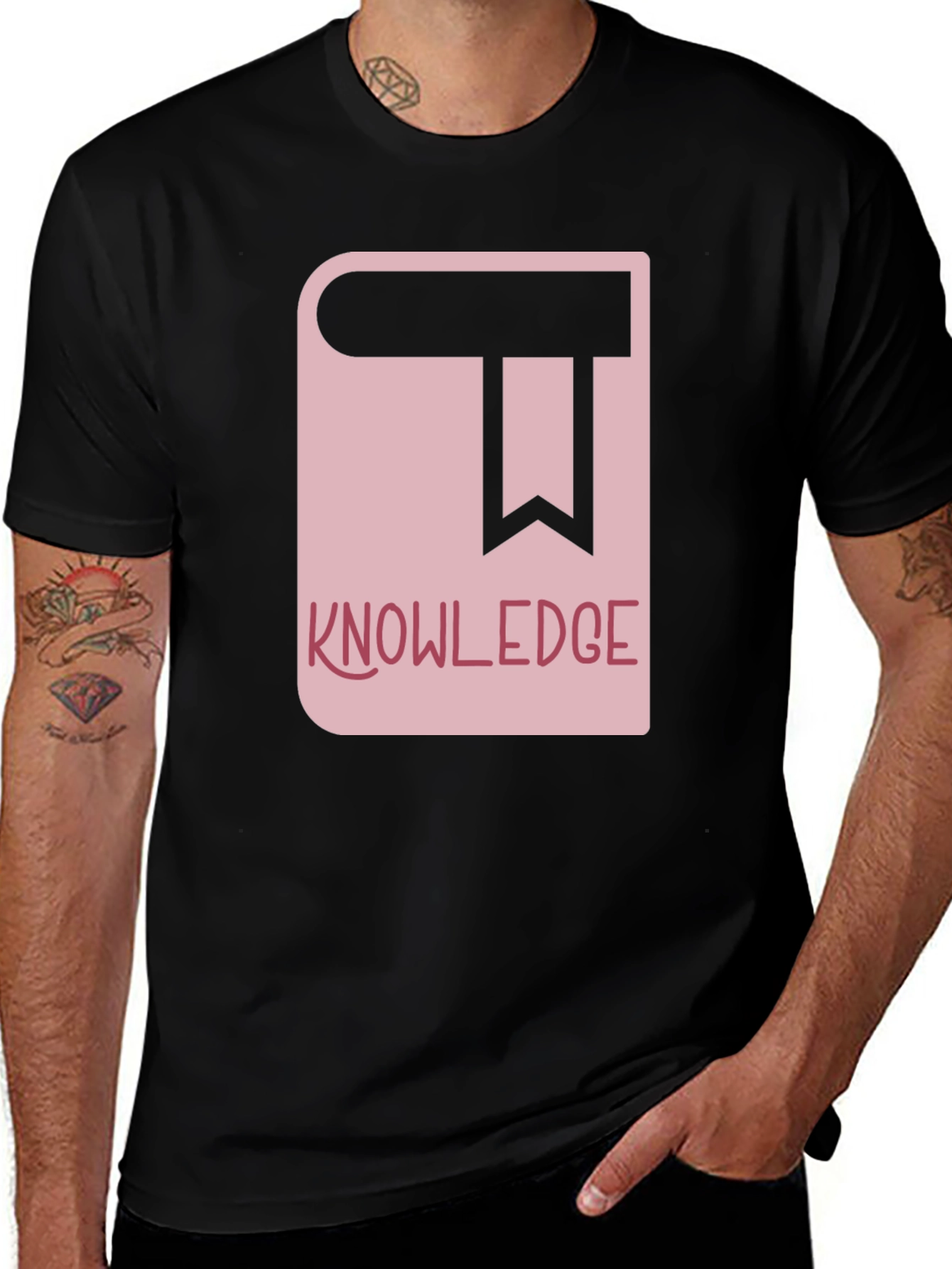 Knowledge Book Graphic T-Shirt
