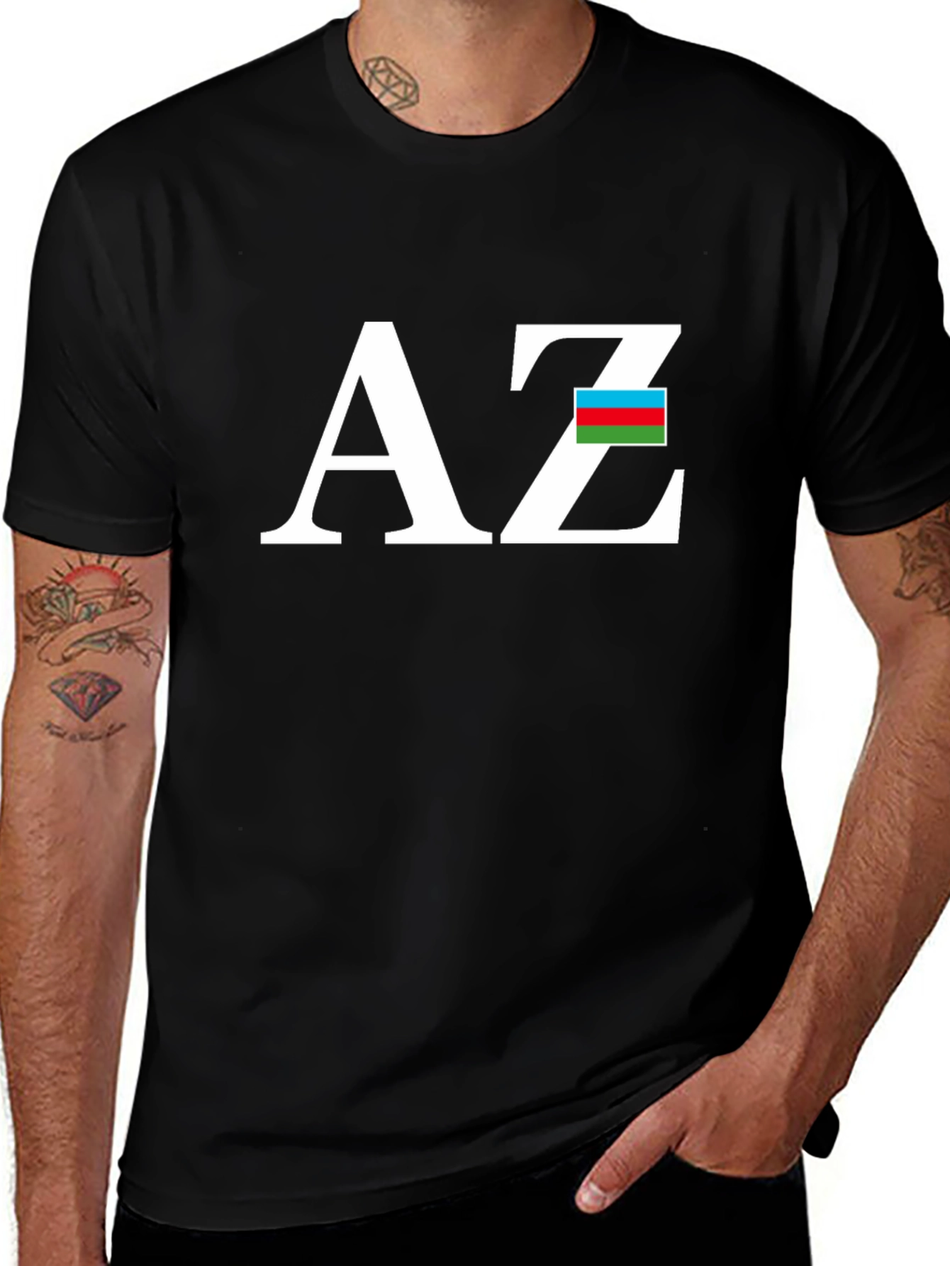 Azerbaijan Pride T-Shirt - AZ Flag Tee