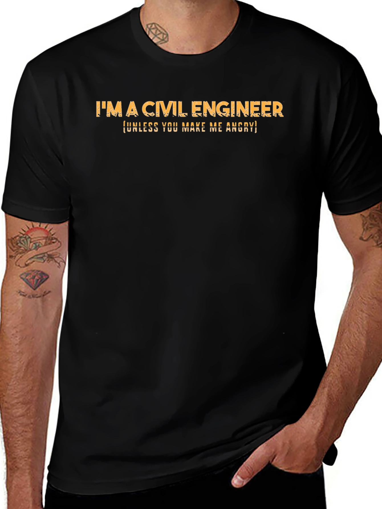 Variant 9 of Civil Engineer T-Shirt - Funny Slogan Tee