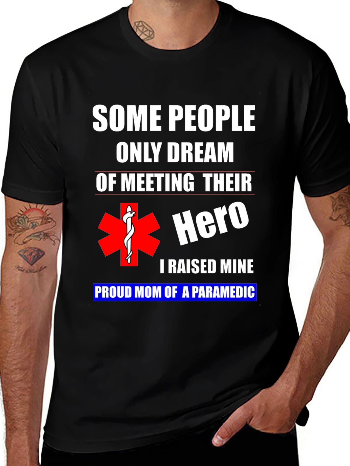 Variant 7 of Proud Paramedic Mom Graphic T-Shirt