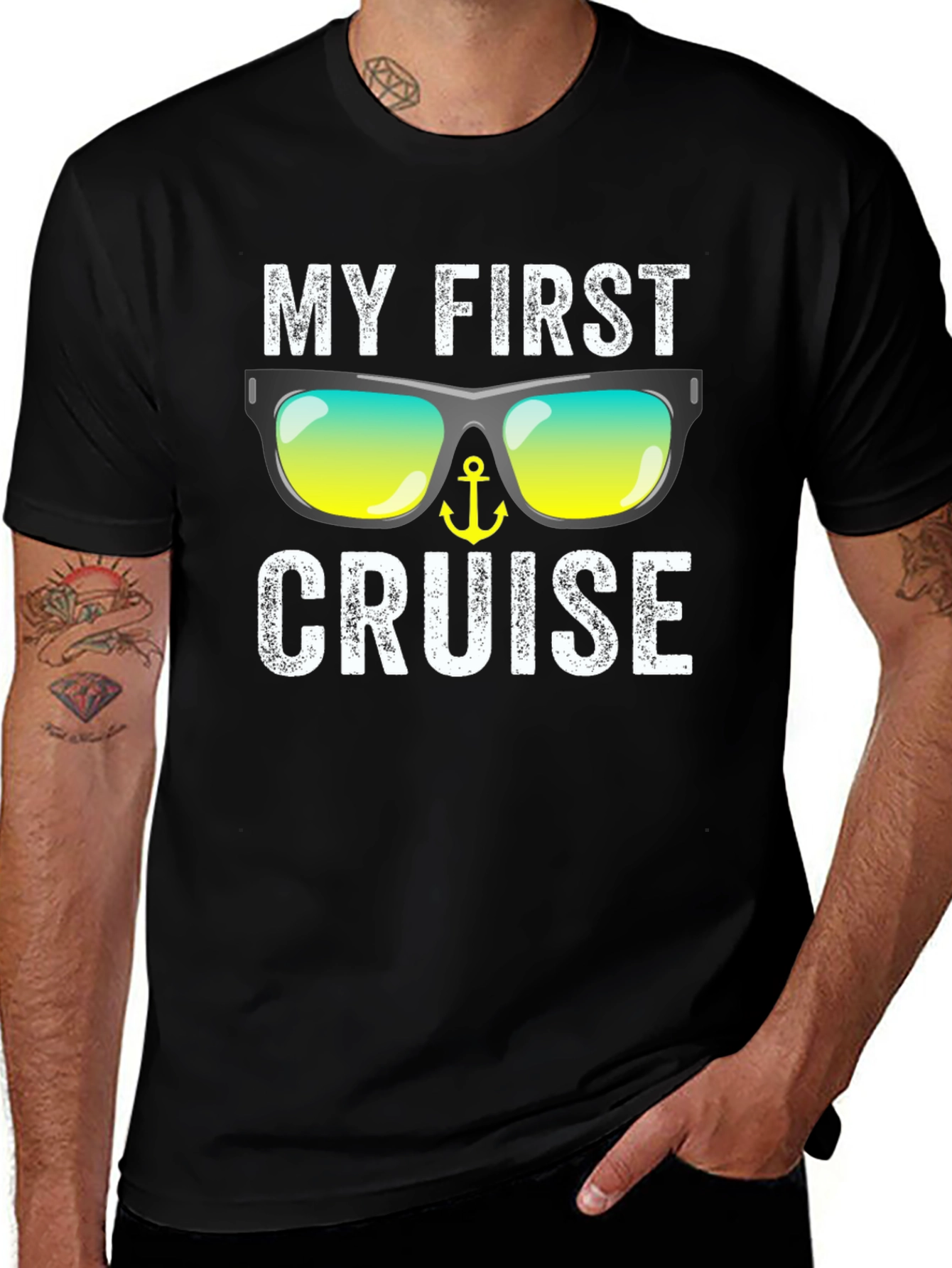 Variant 12 of My First Cruise T-Shirt - Vacation Ready!