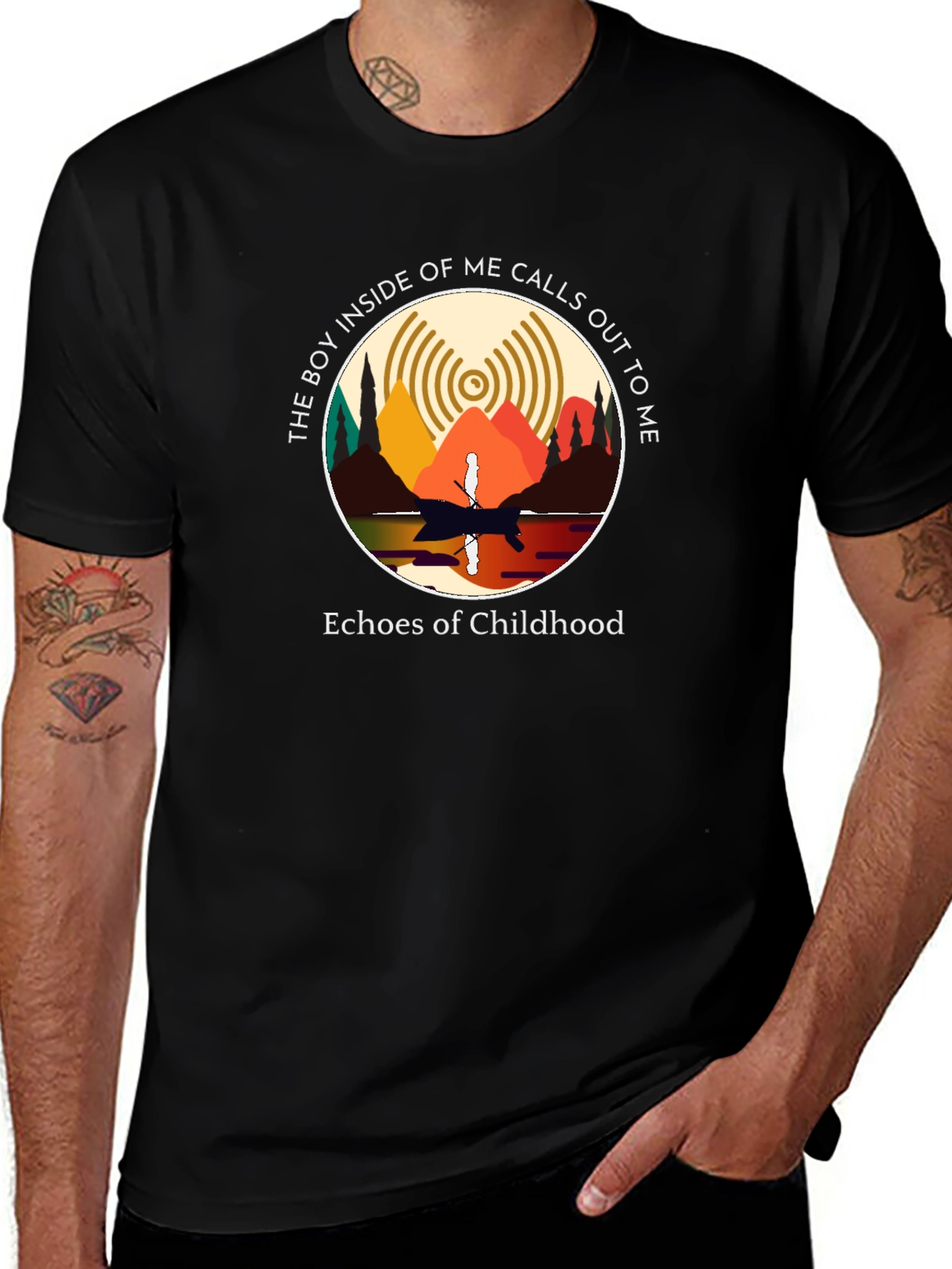 Variant 14 of Echoes of Childhood Graphic T-Shirt