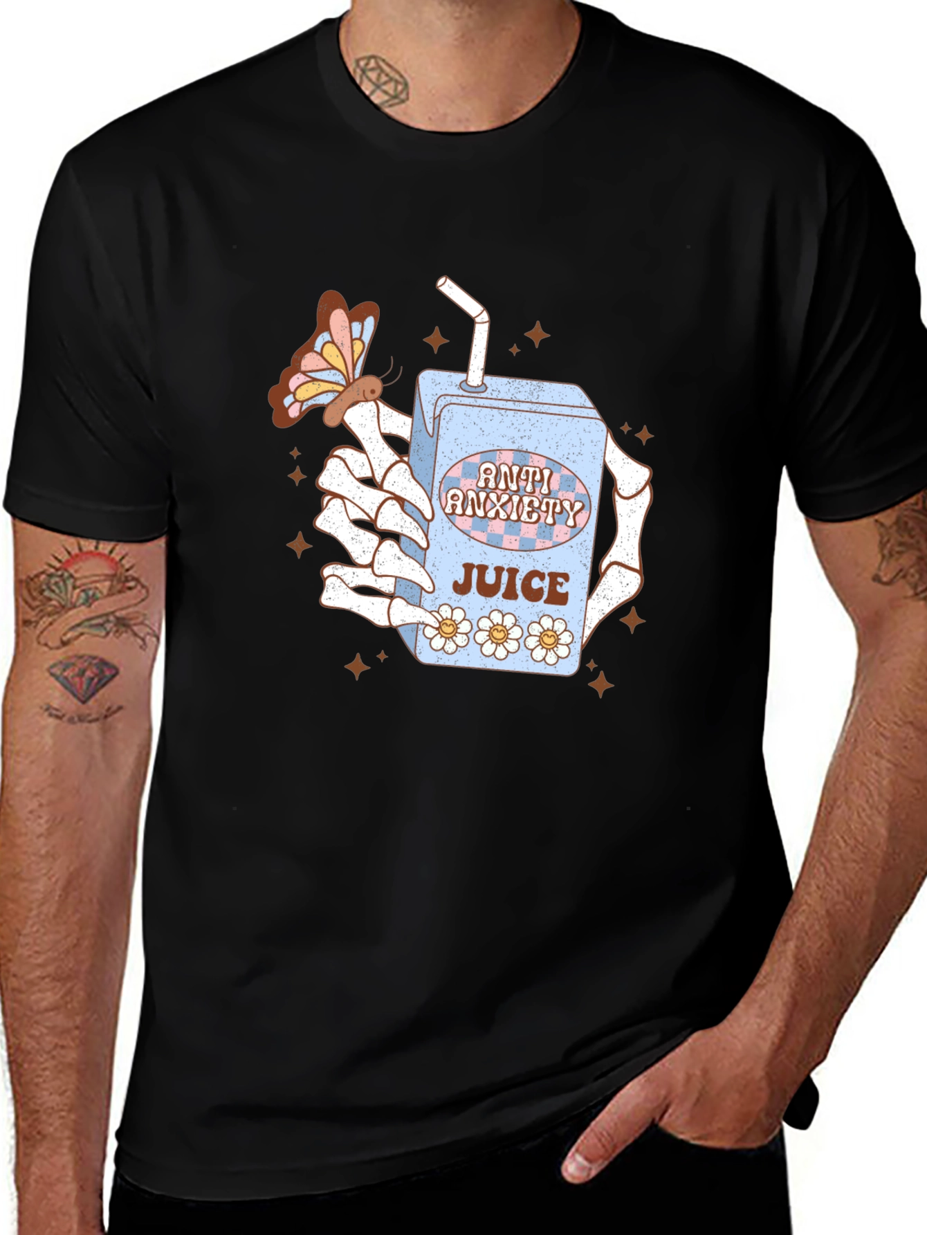 Variant 3 of Anti Anxiety Juice Graphic Tee - Relaxed Fit