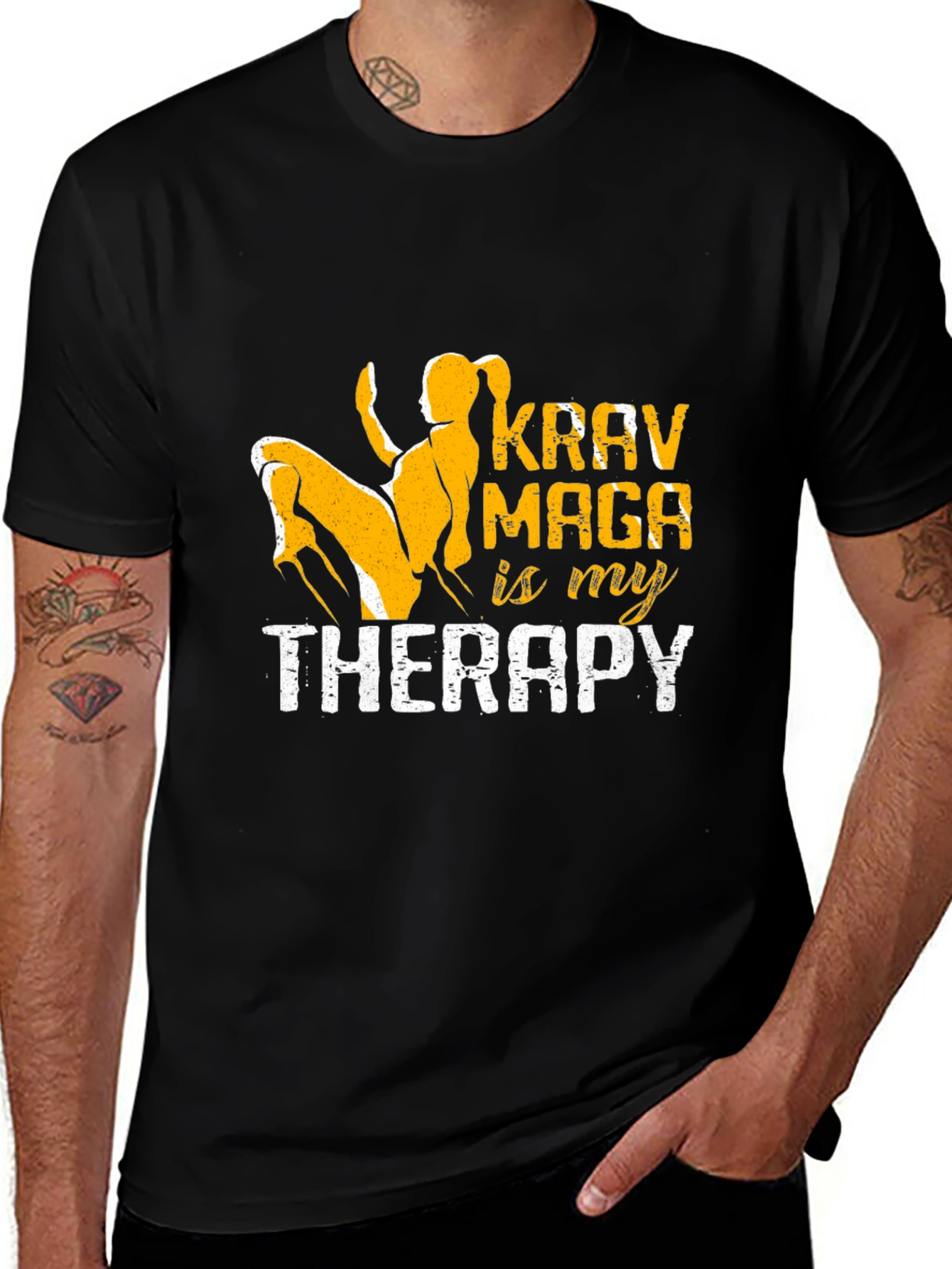 Krav Maga is My Therapy Graphic Tee