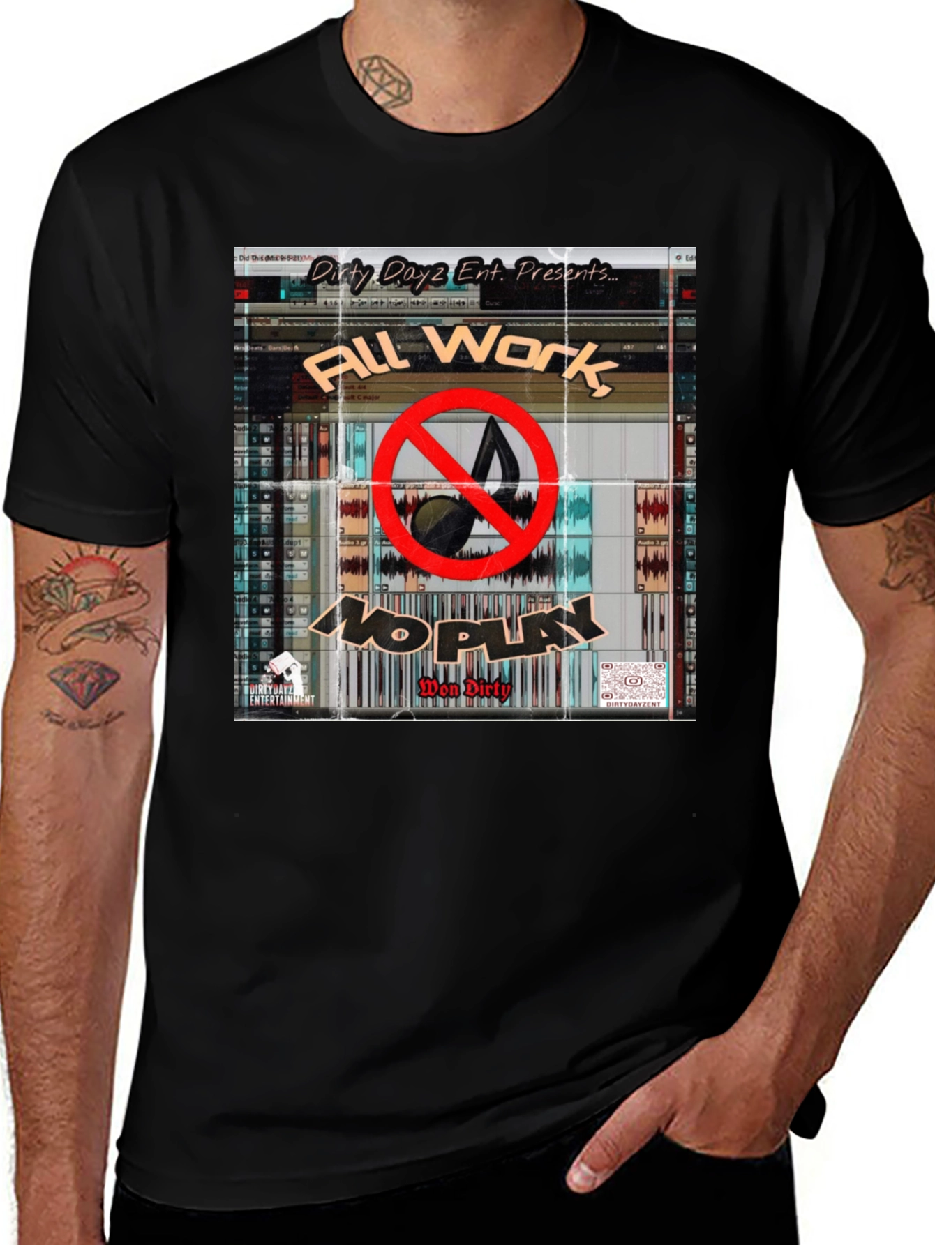 Variant 28 of All Work No Play Graphic T-Shirt