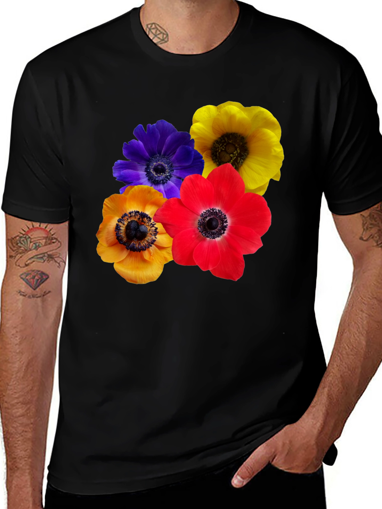 Variant 7 of Floral Anemone T-Shirt