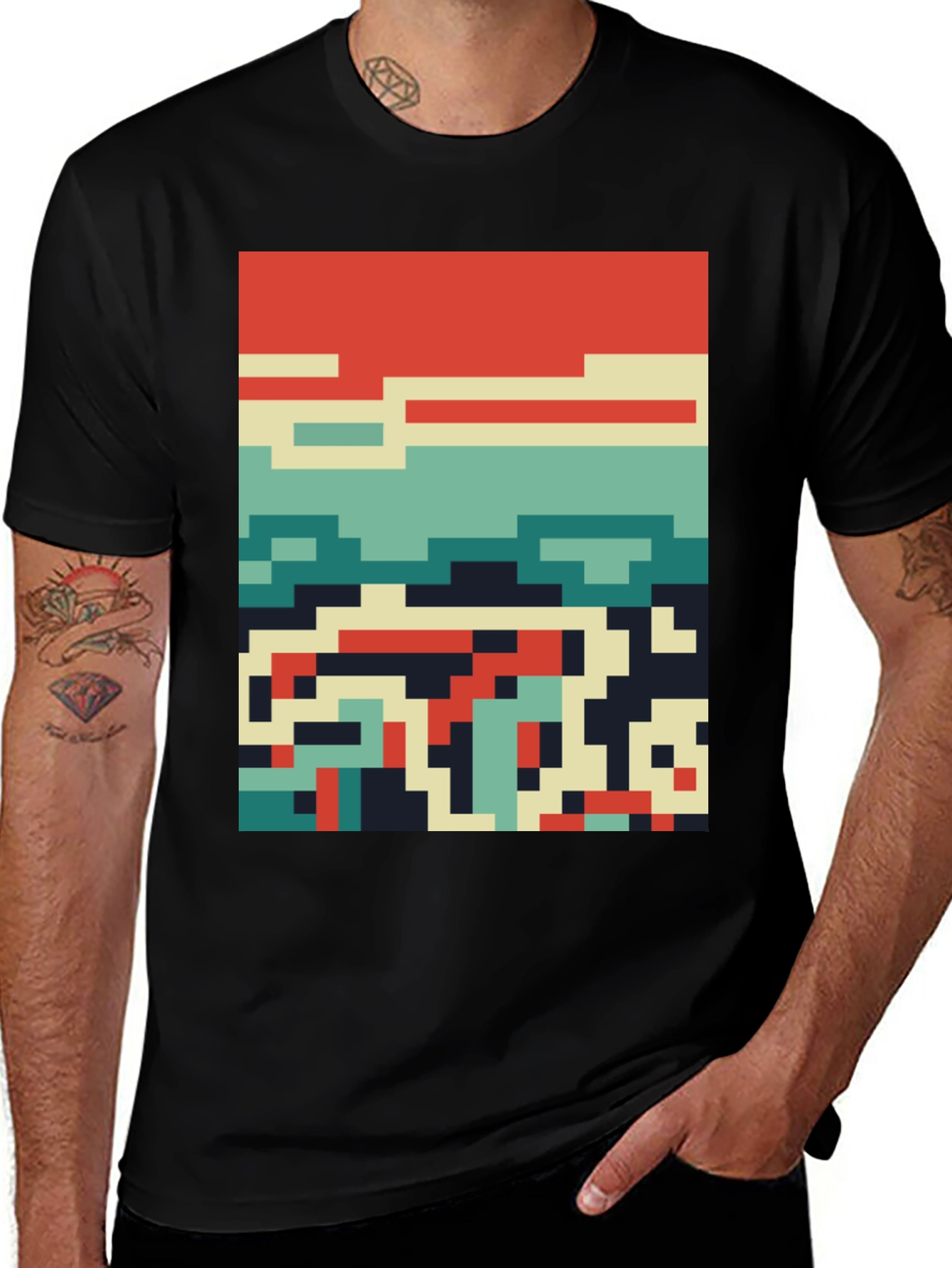 Variant 15 of Retro Pixel Art Tee - Cool Graphic Design Shirt