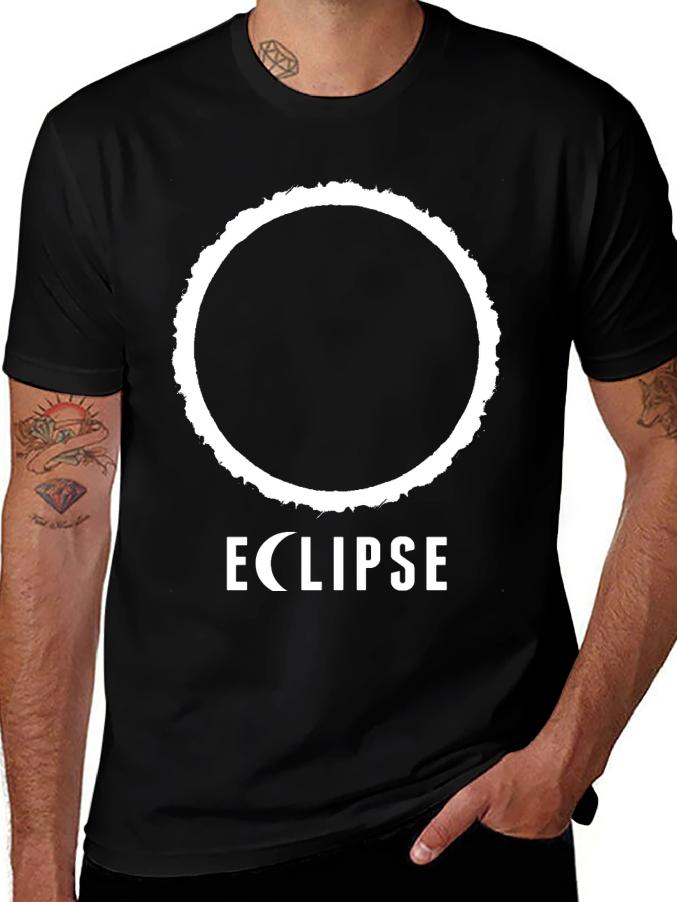 Variant 14 of Eclipse Graphic T-Shirt - Total Solar Eclipse Tee