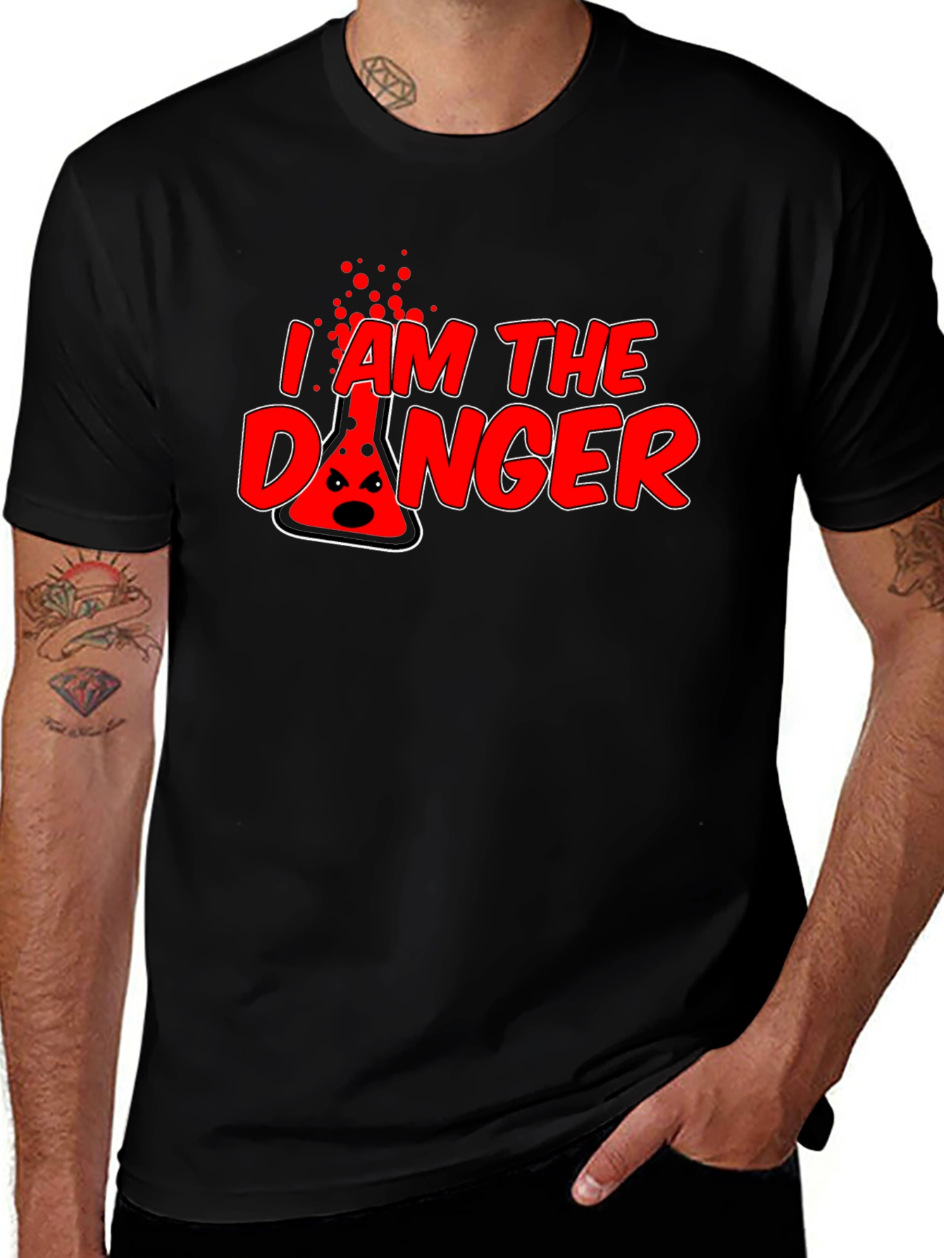 I Am The Danger Graphic T-Shirt - Breaking Bad Style