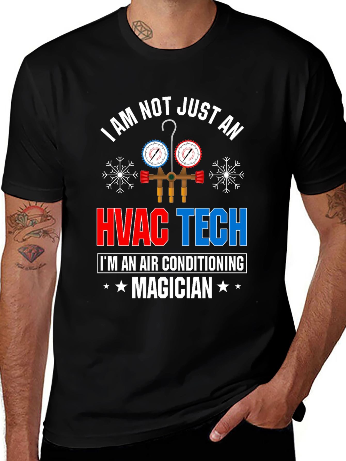 HVAC Technician Magician Graphic Tee
