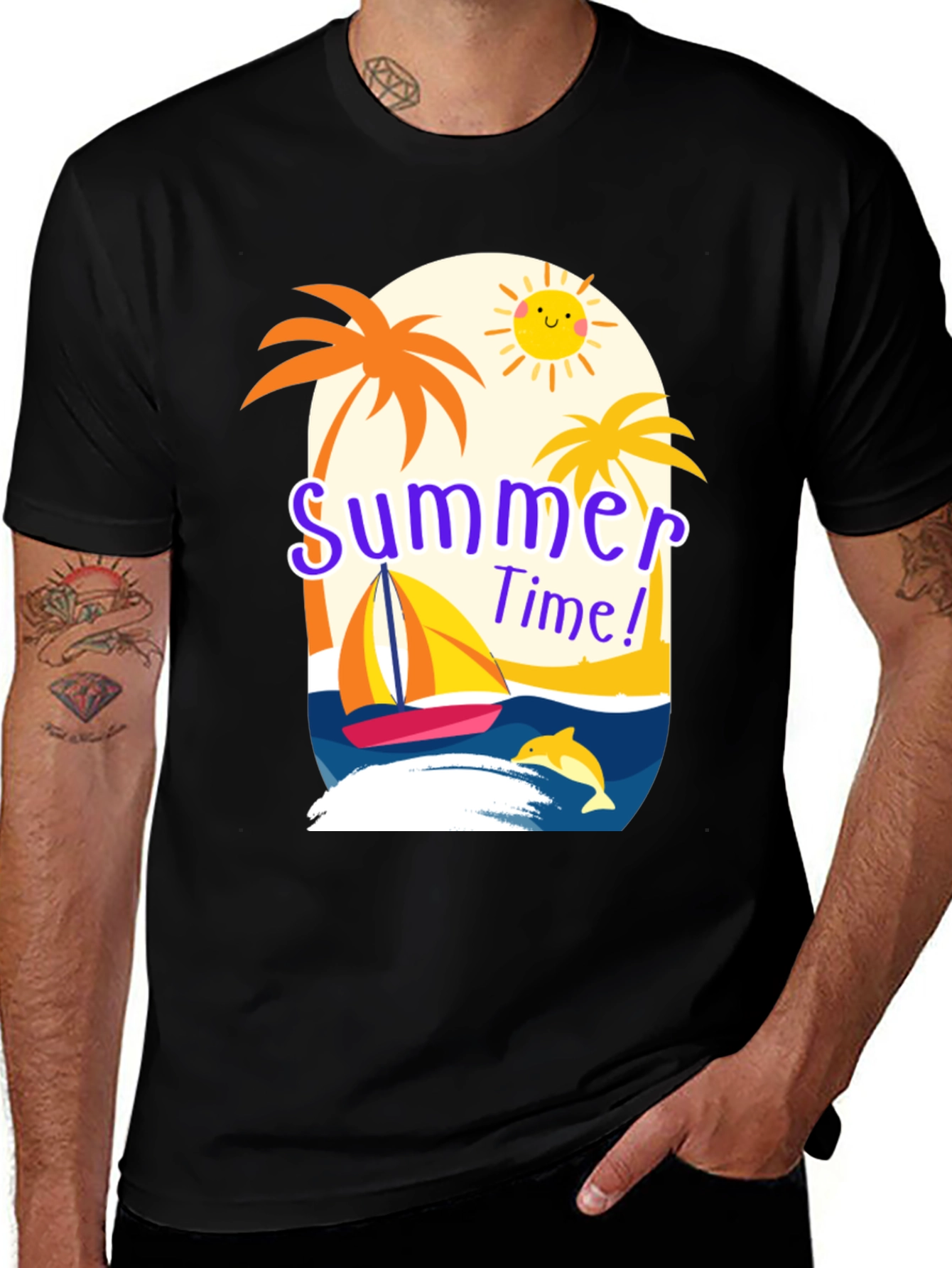 Variant 16 of Summer Time Graphic Tee