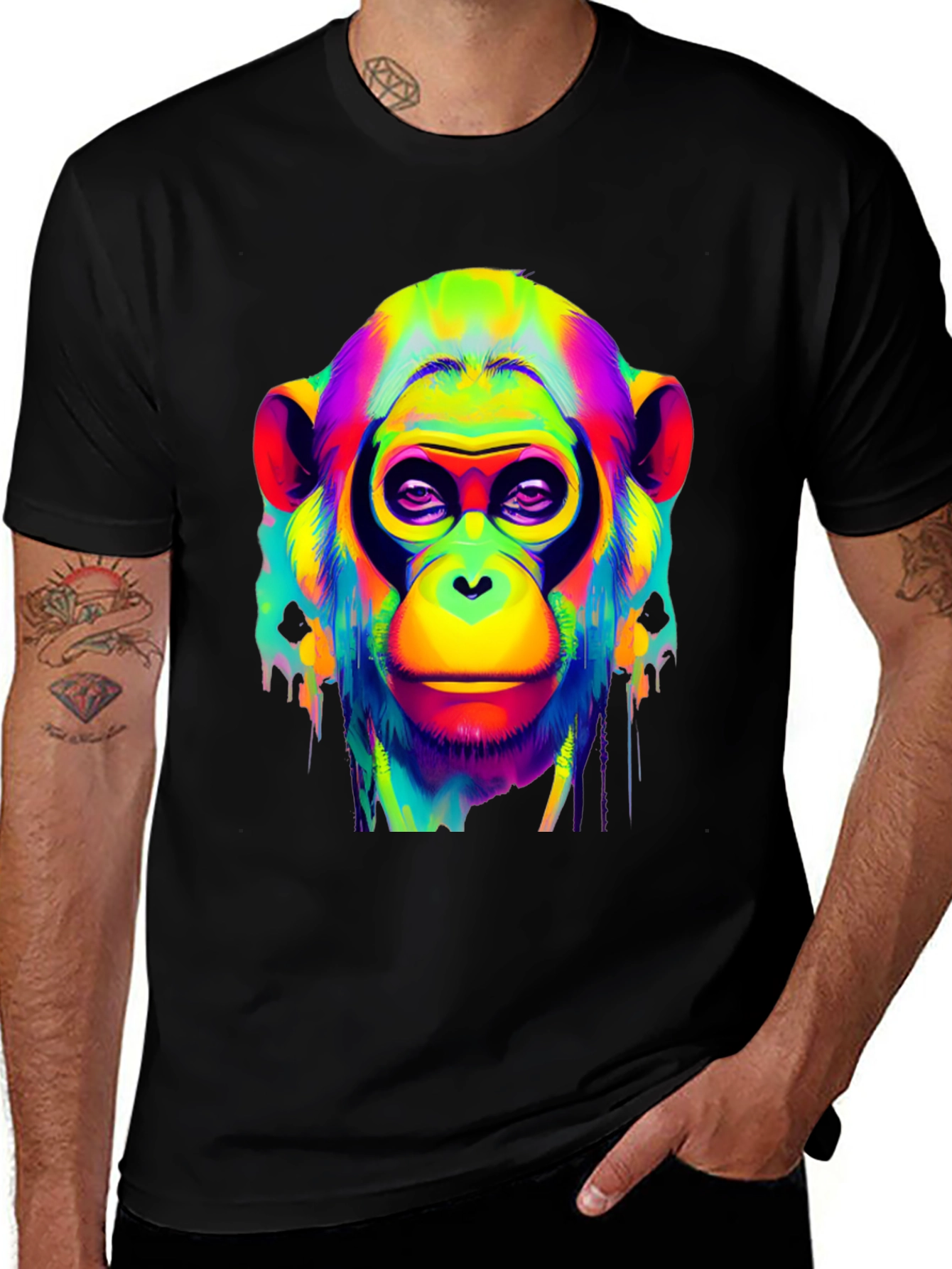 Variant 24 of Vibrant Monkey Graphic Tee