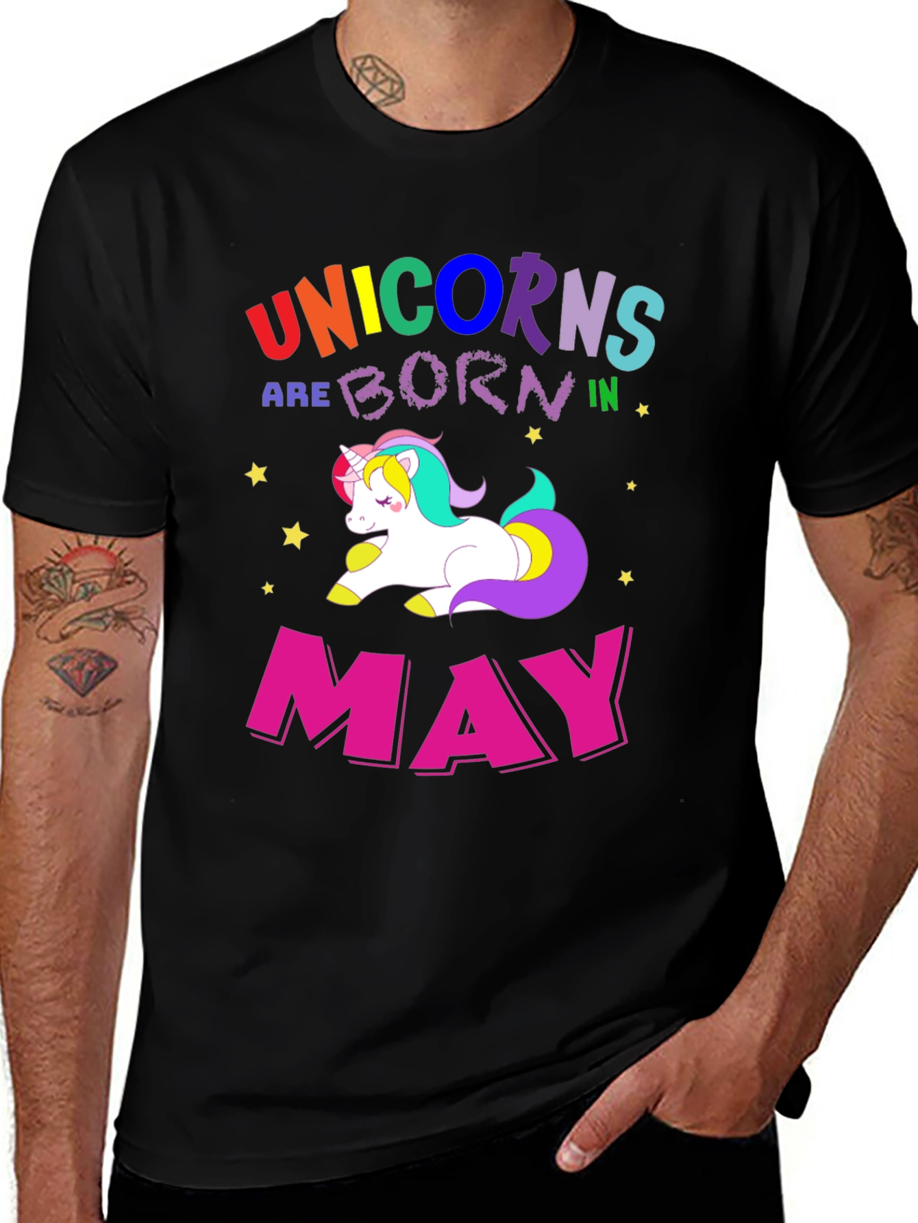 Variant 2 of Unicorns Born in May T-Shirt