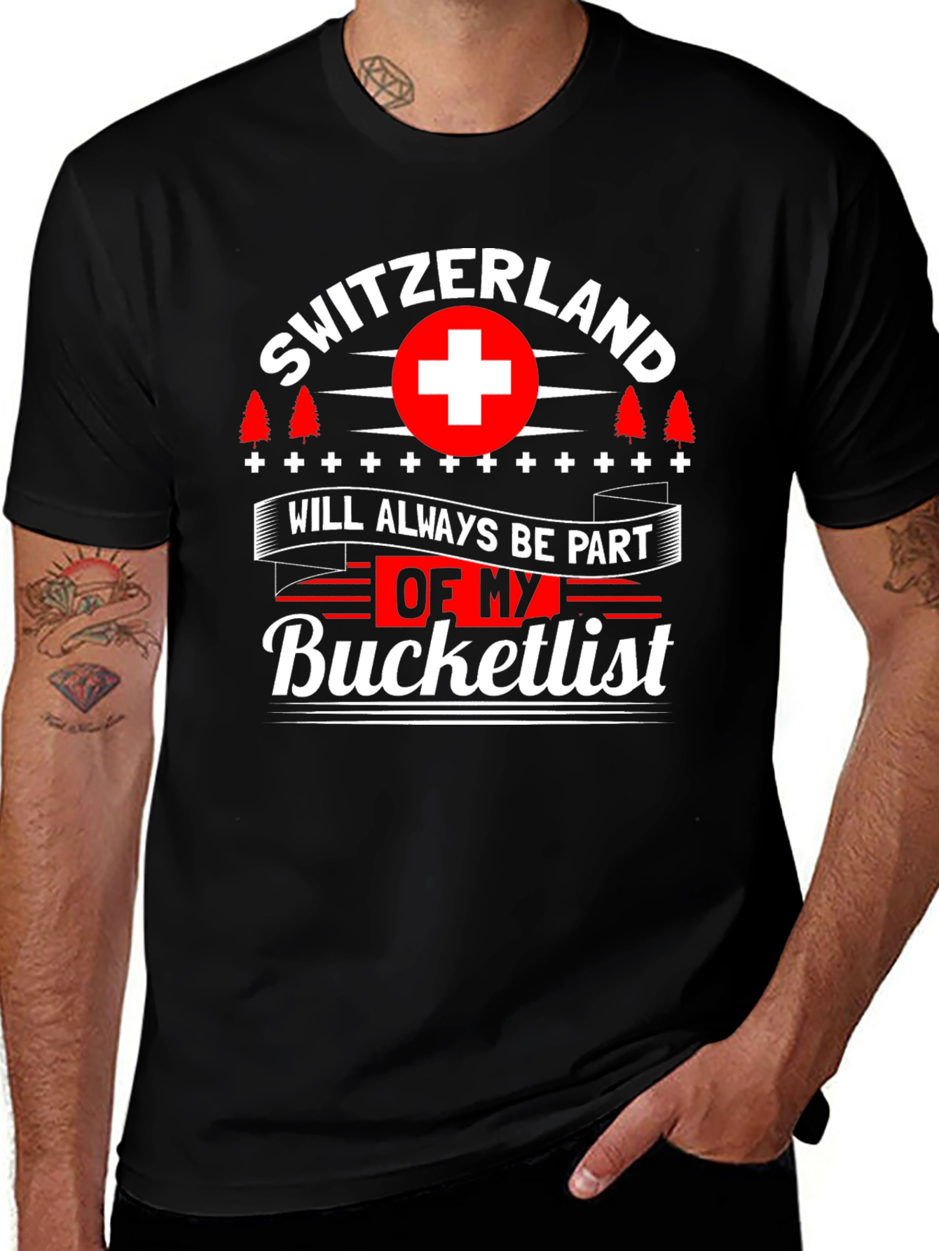 Switzerland Bucket List T-Shirt