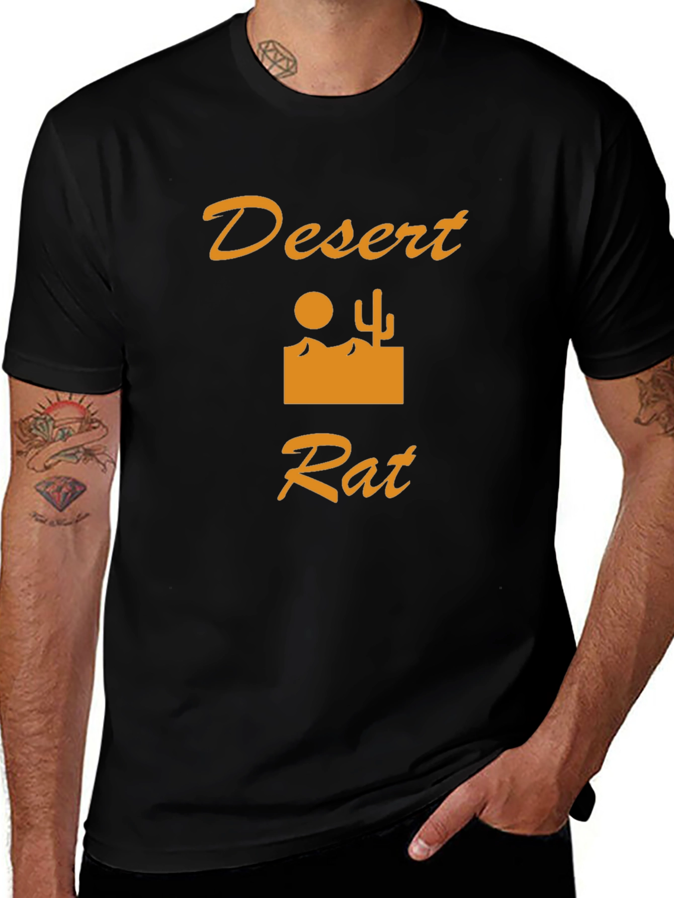 Variant 16 of Desert Rat Graphic T-Shirt - Mens