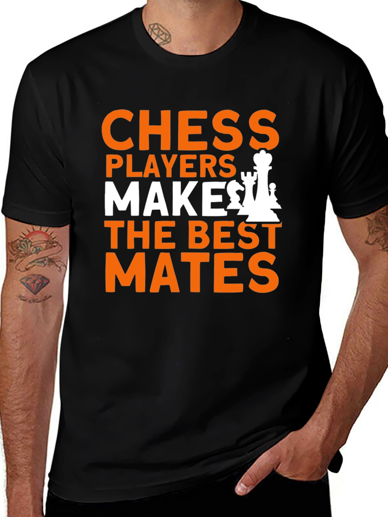Variant 20 of Chess Players Make the Best Mates Graphic T-Shirt