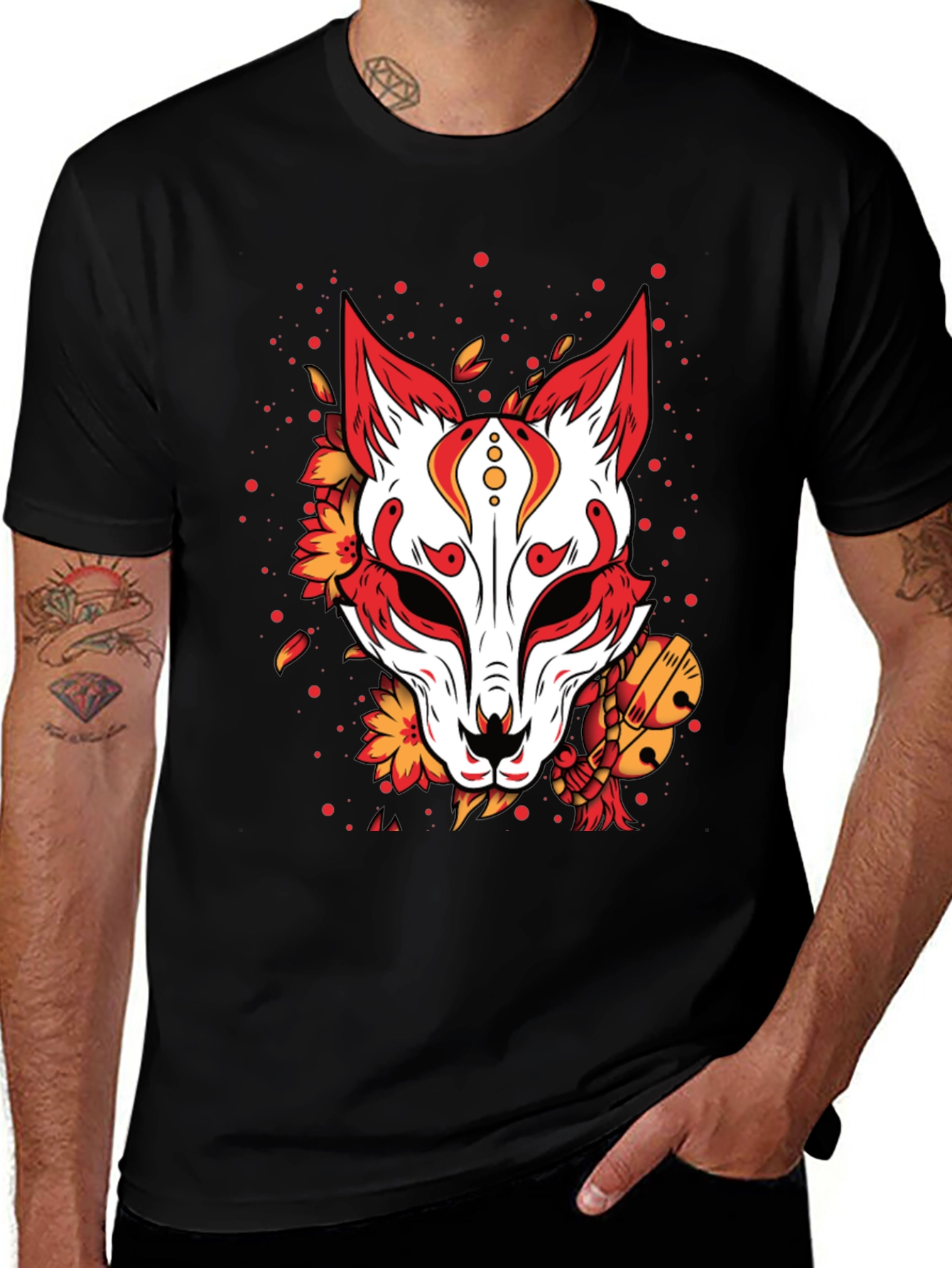 Variant 10 of Fox Mask Graphic Tee