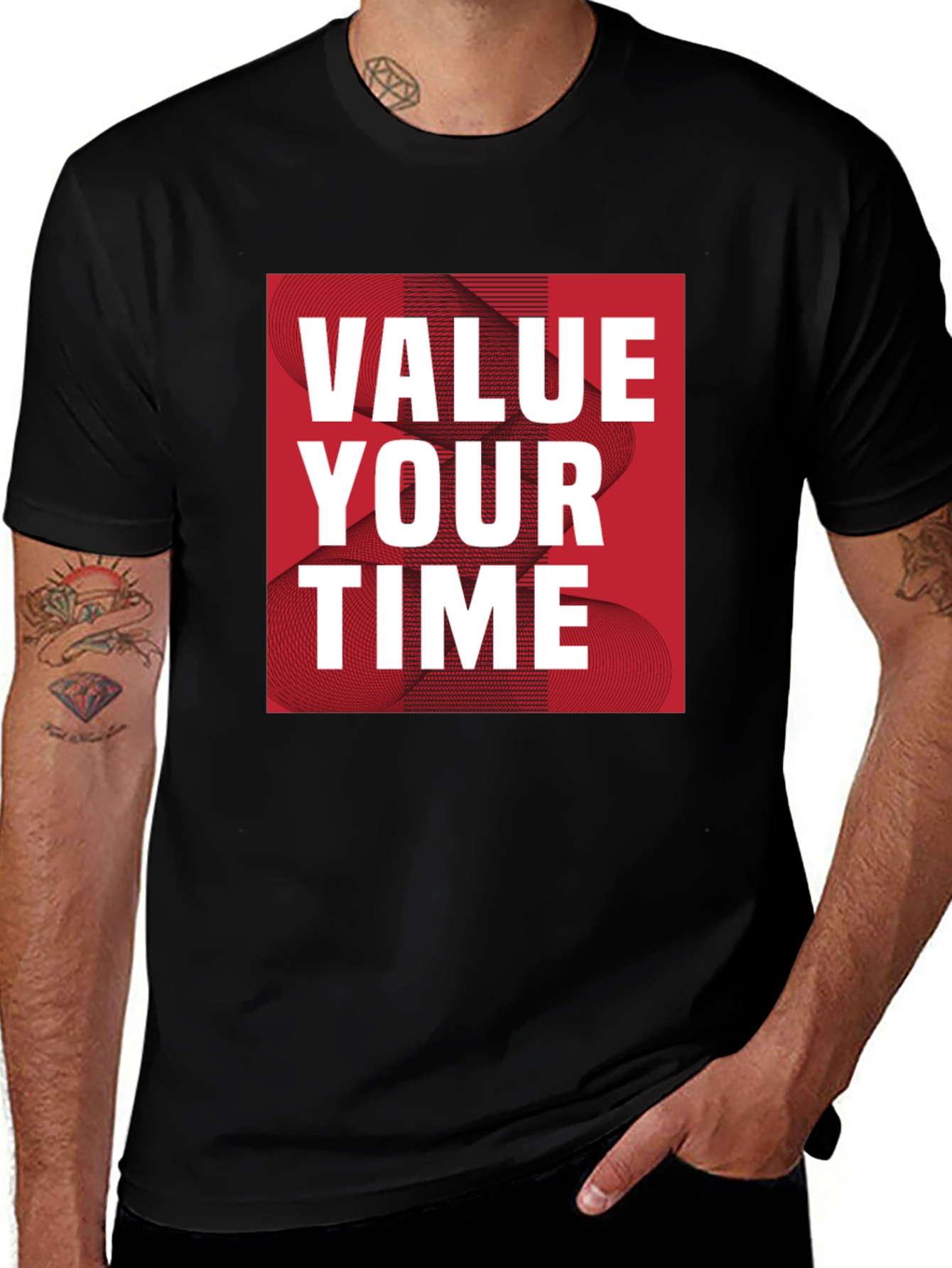 Variant 11 of Value Your Time Graphic Tee
