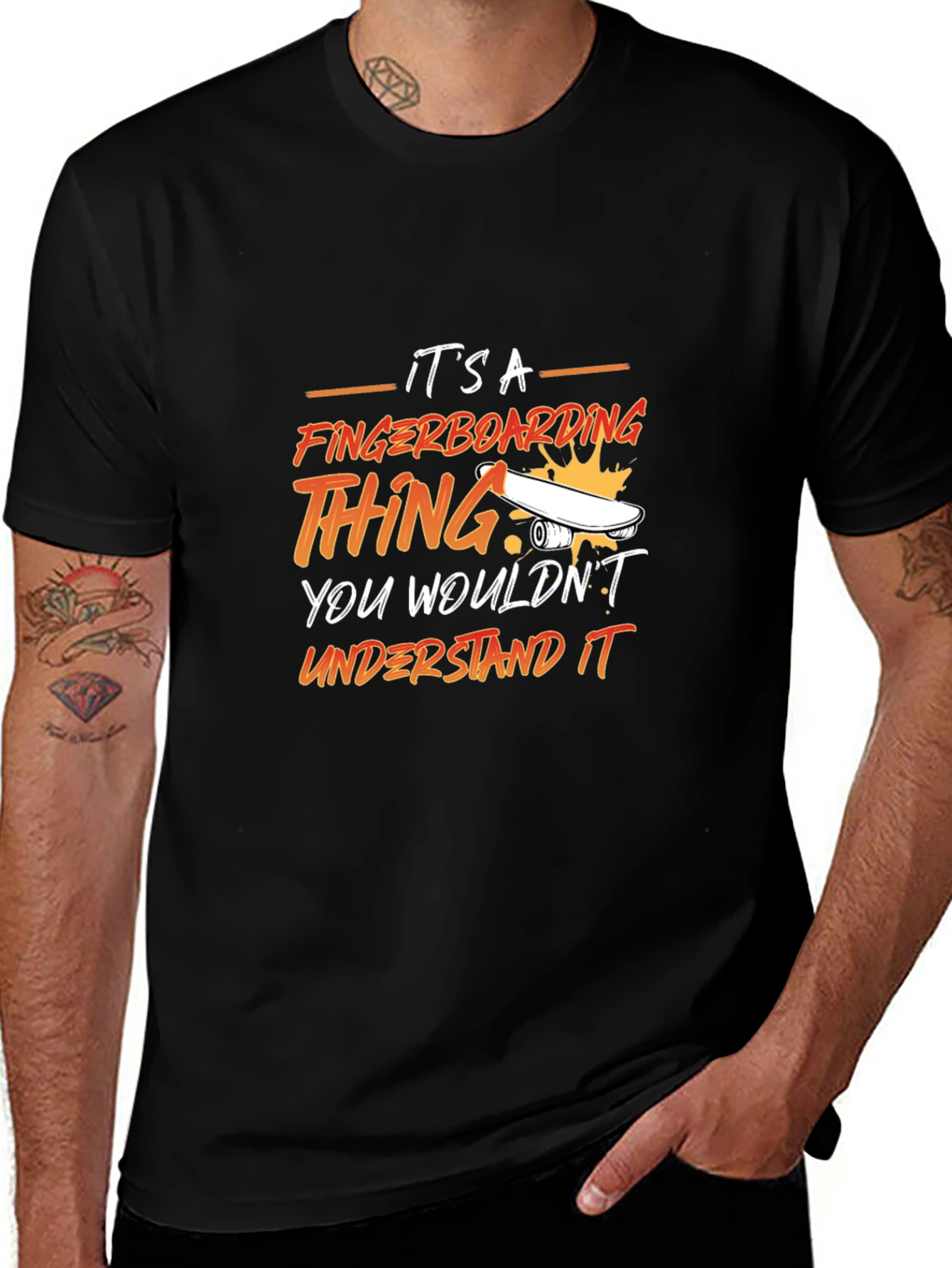 Variant 30 of Fingerboarding Thing Graphic T-Shirt
