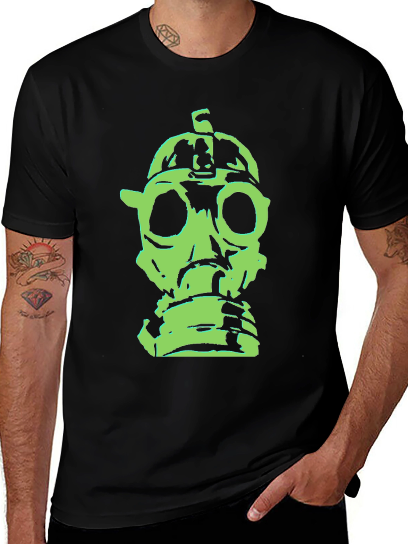 Variant 6 of Gas Mask Graphic Tee - Bold Streetwear Style