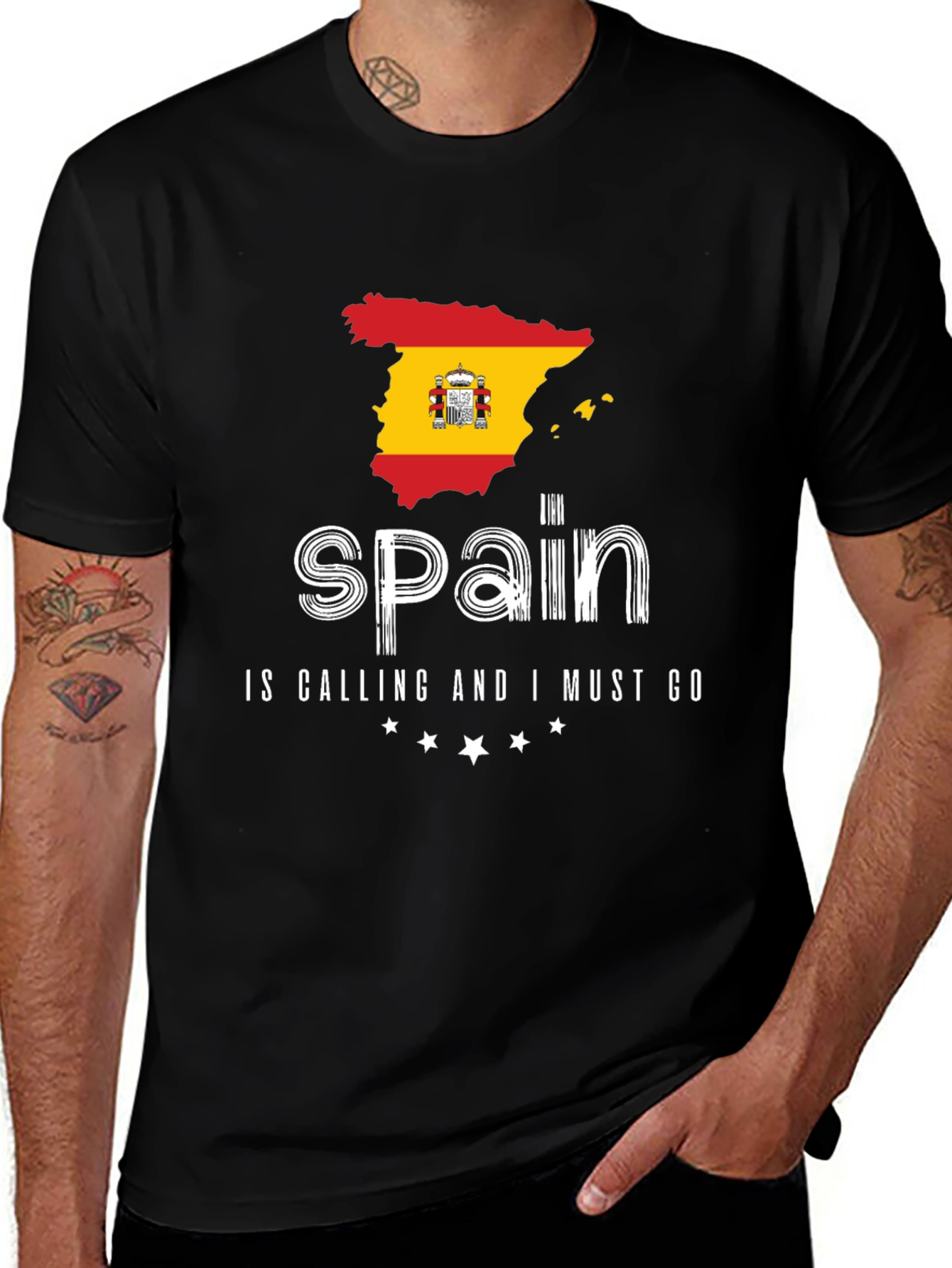 Spain Calling T-Shirt - Travel Souvenir