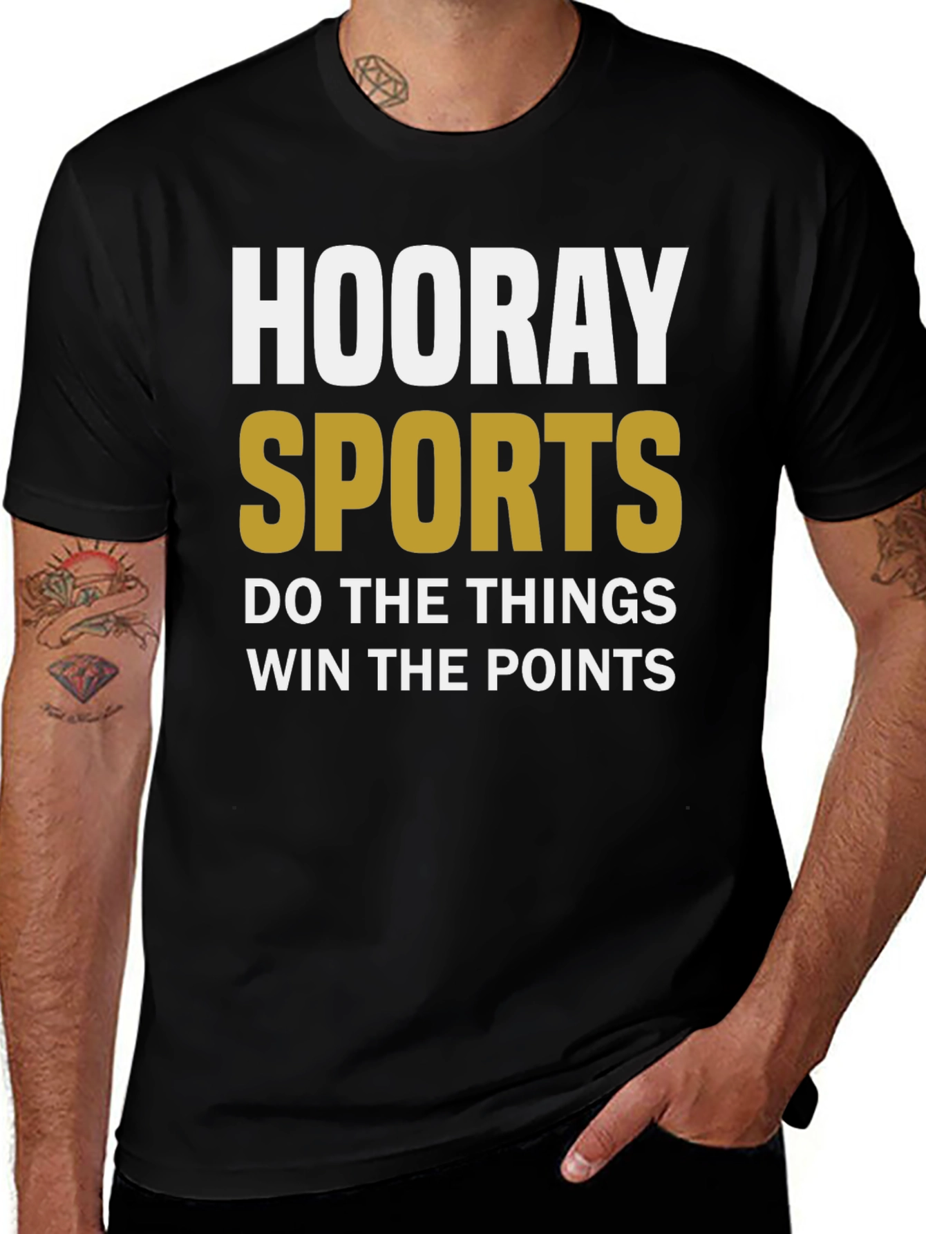 Variant 9 of Hooray Sports T-Shirt: Do The Things, Win The Points