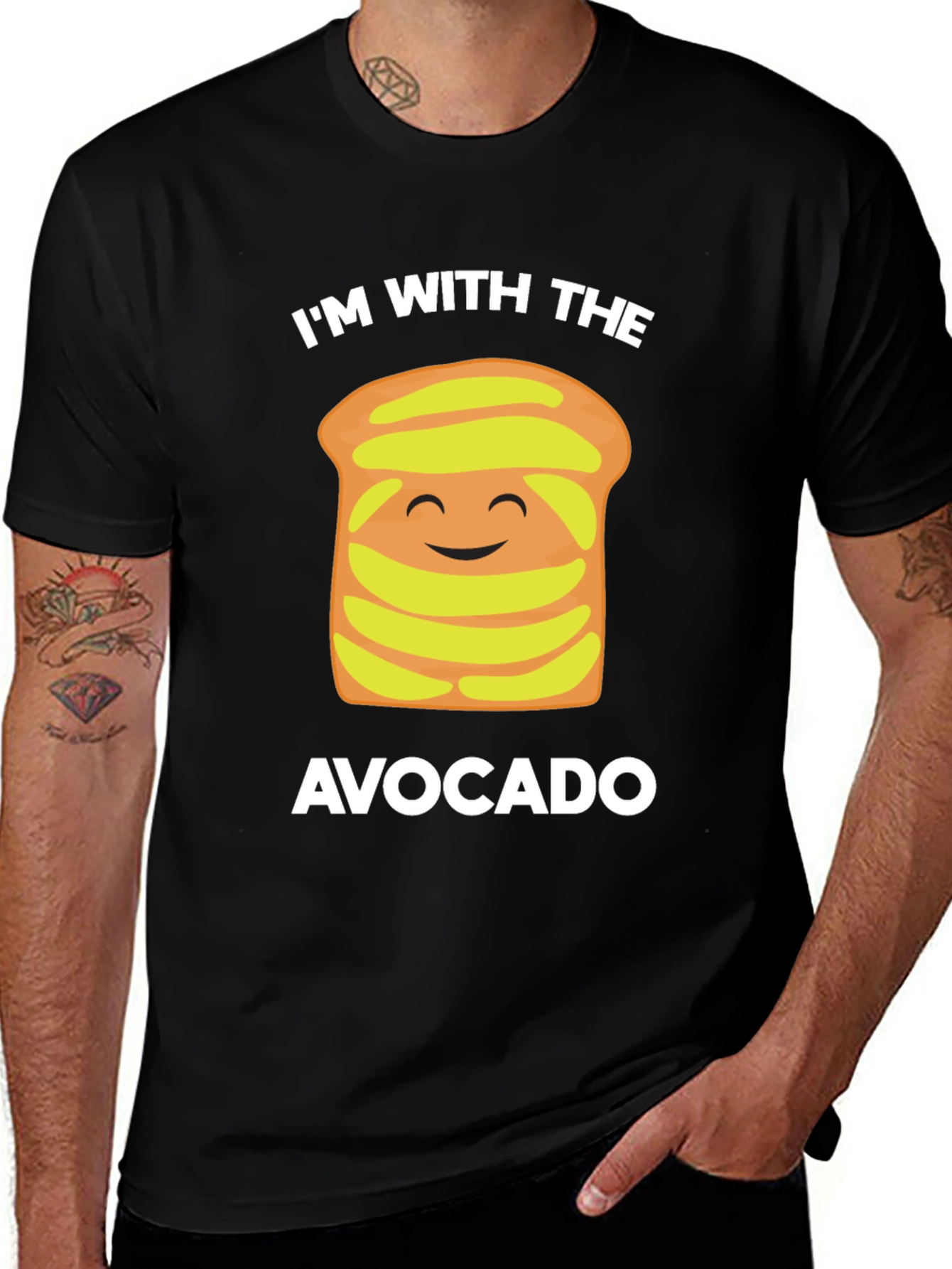 Variant 20 of Avocado Toast Graphic Tee - Fun Foodie T-Shirt