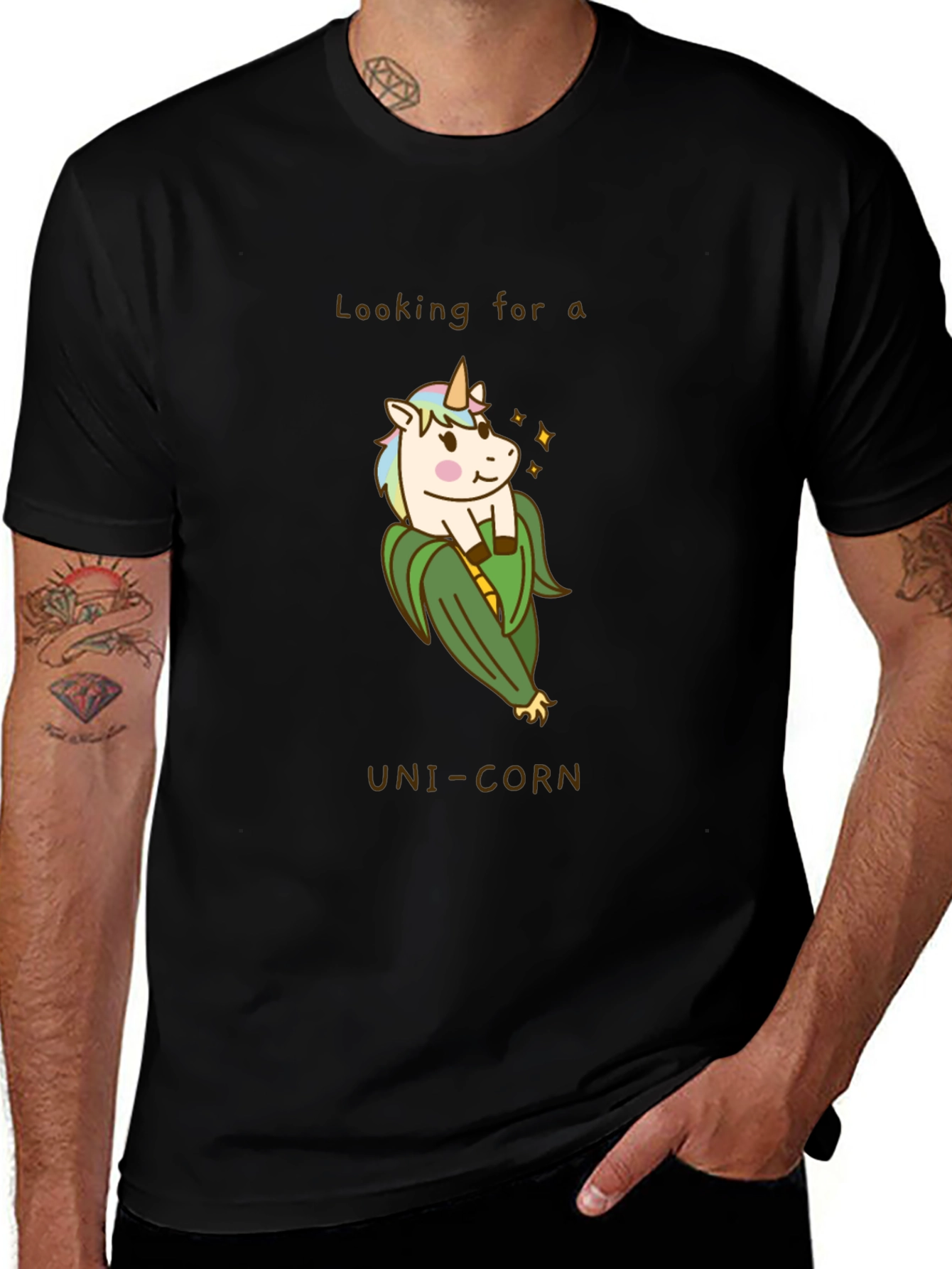 Variant 20 of Uni-Corn T-Shirt - Funny Unicorn Corn Pun Tee