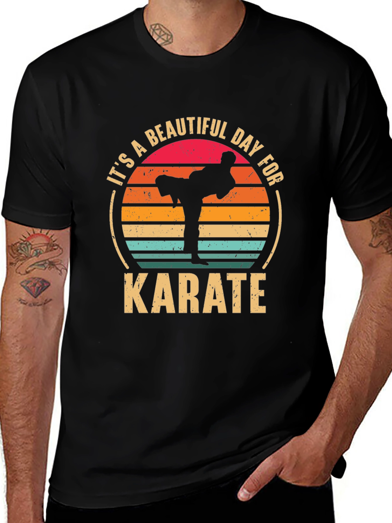 Variant 11 of Karate Sunset Graphic Tee