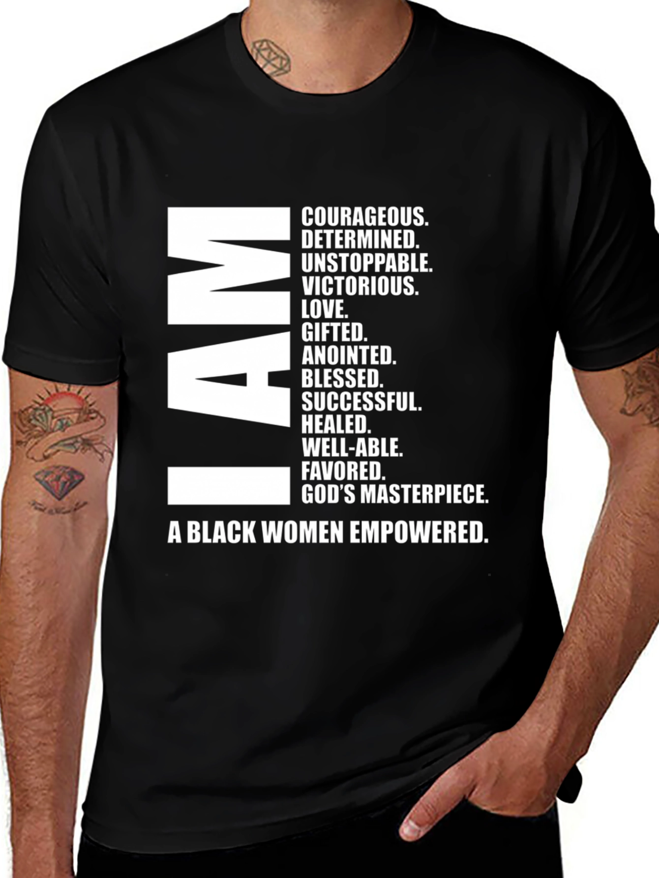 Variant 21 of Empowered Black Women T-Shirt