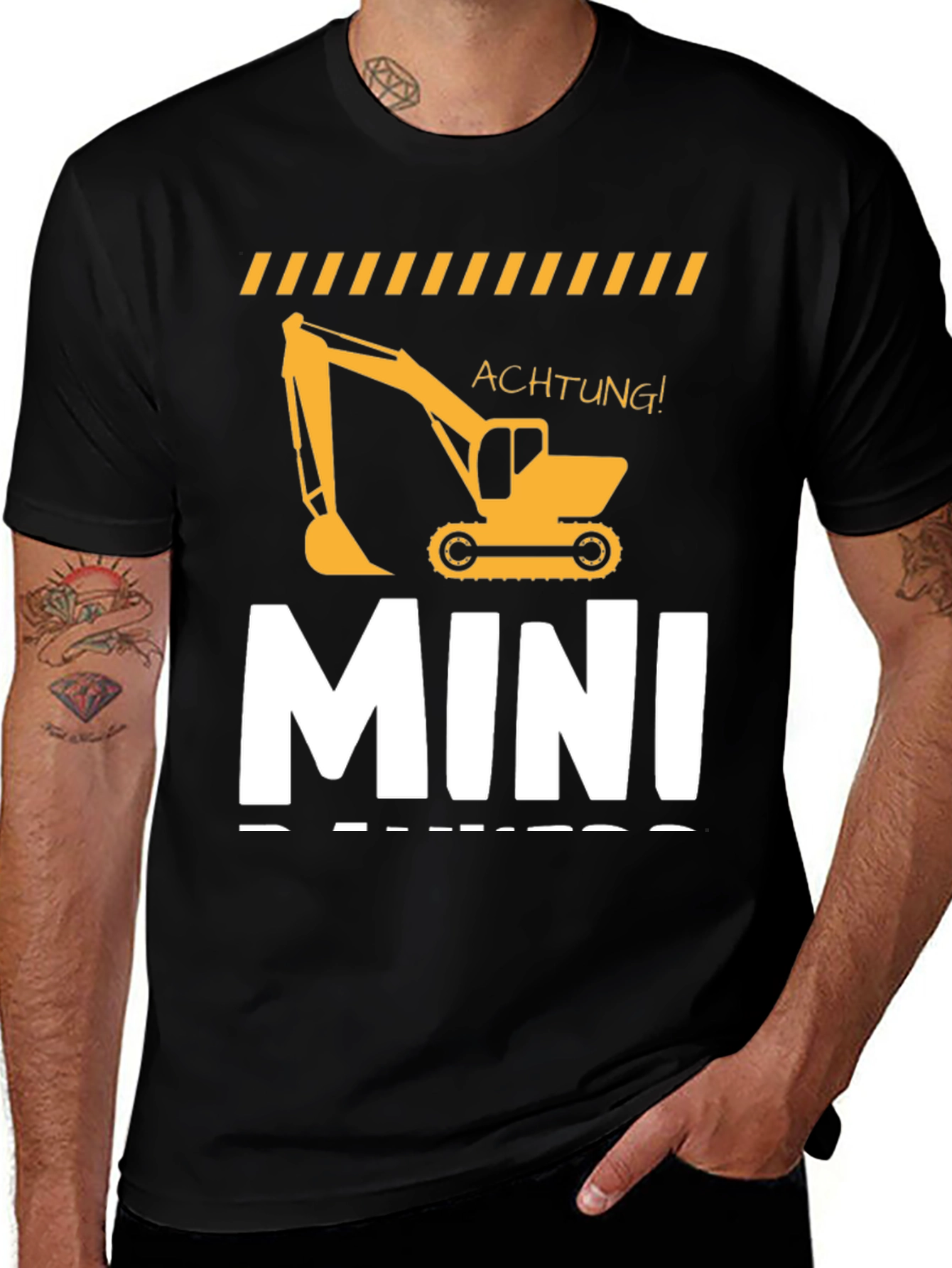 Mini Digger T-Shirt: Construction Zone