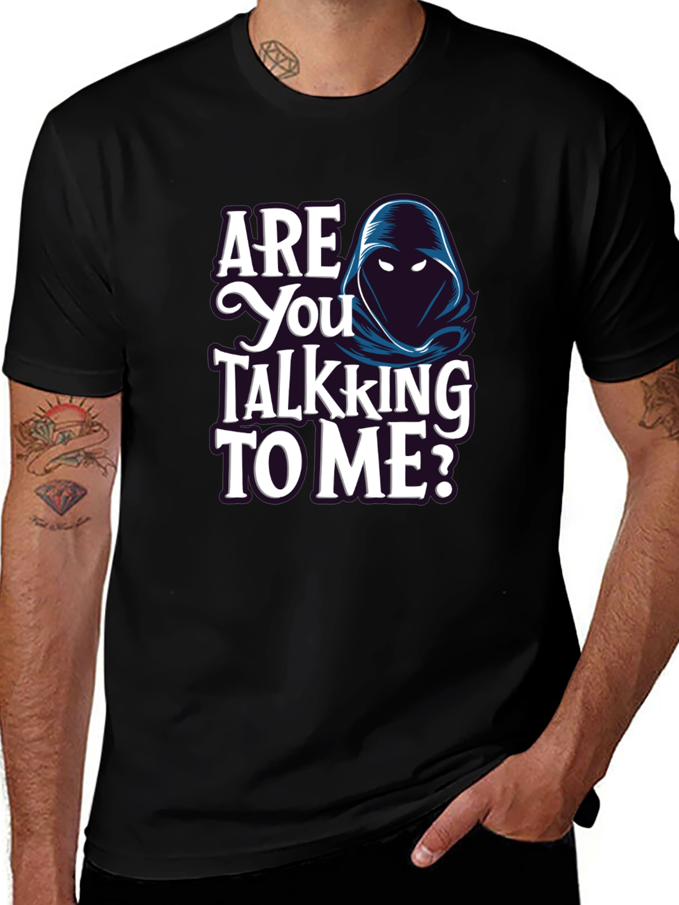 Variant 9 of Are You Talking to Me? Graphic T-Shirt