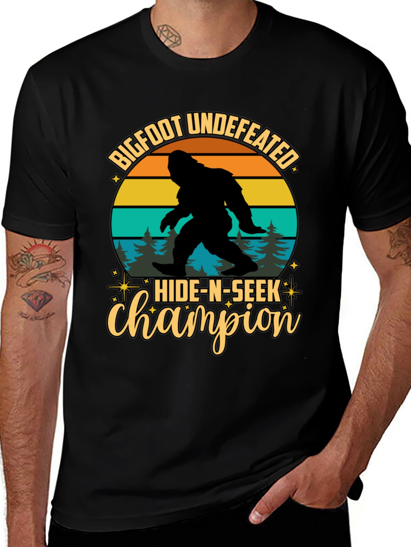 Bigfoot Hide-N-Seek Champion T-Shirt
