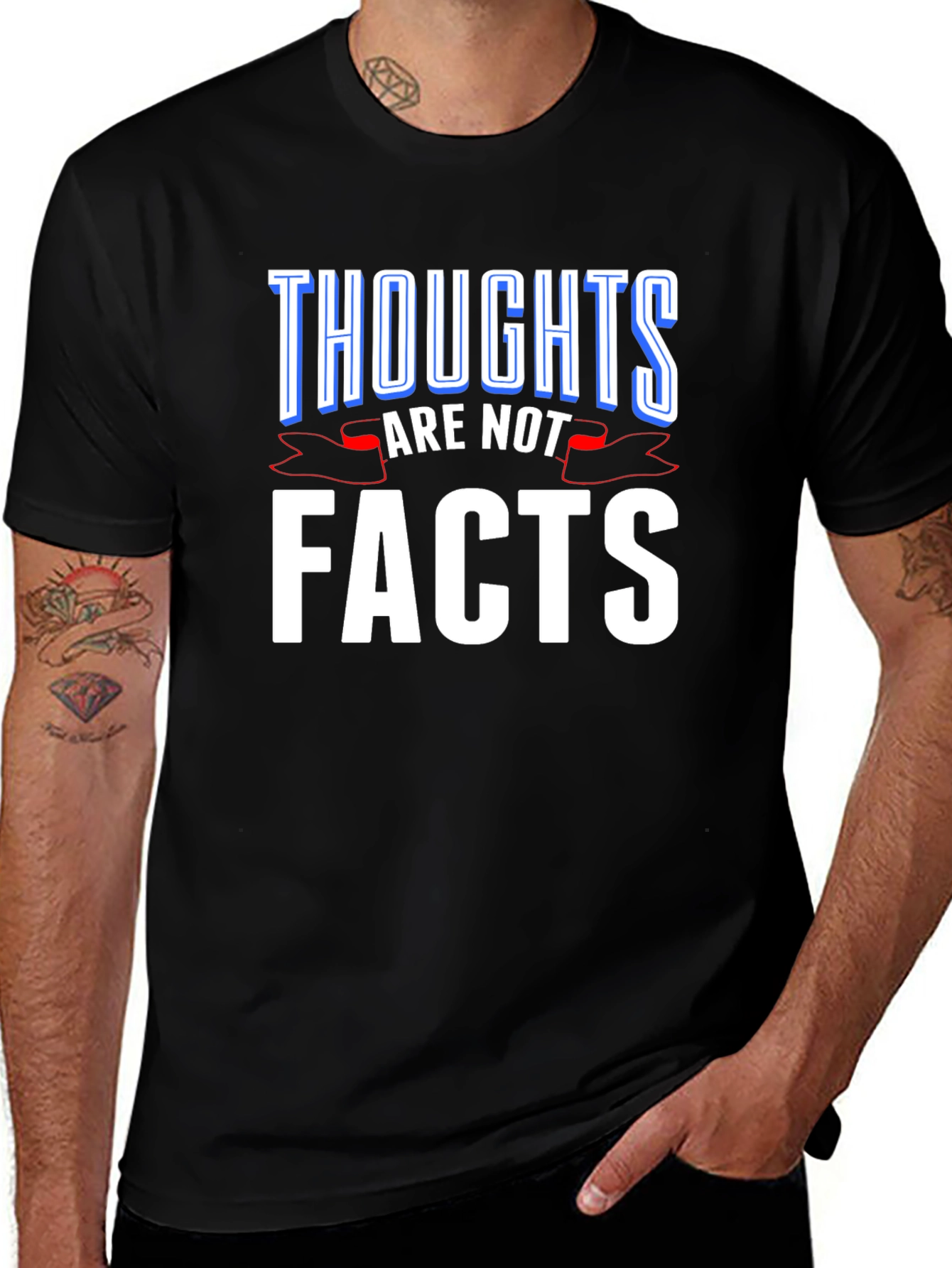 Variant 19 of Thoughts Are Not Facts Graphic Tee