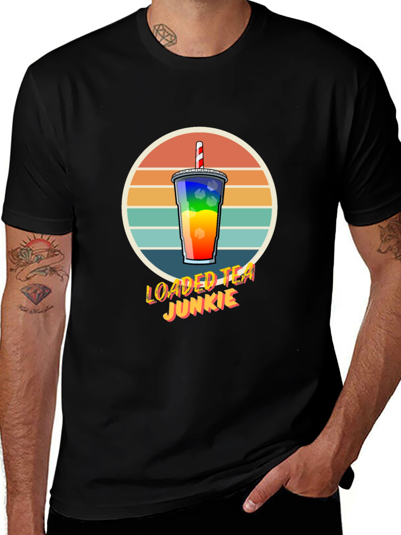 Variant 10 of Loaded Tea Junkie Graphic T-Shirt