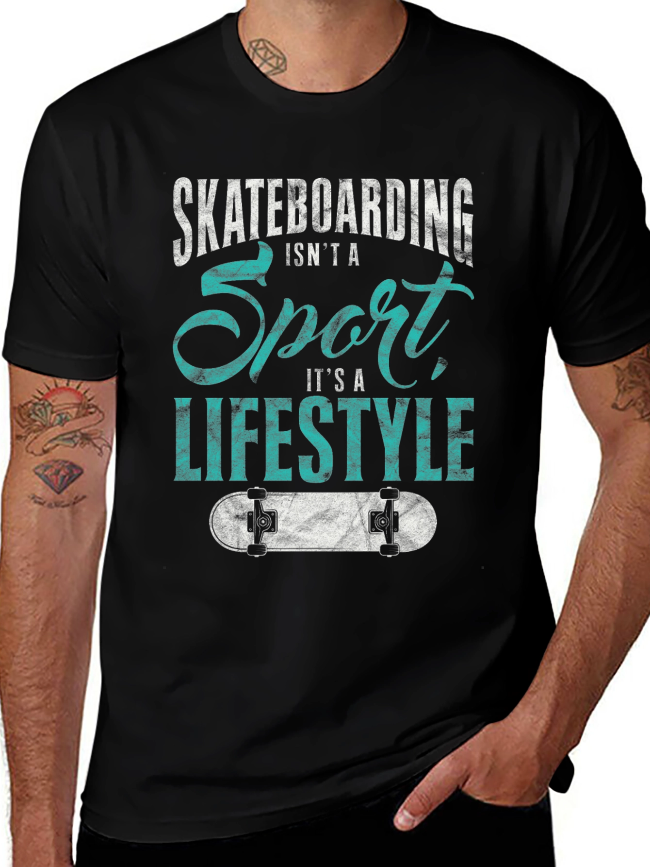 Variant 28 of Skateboarding Lifestyle Tee