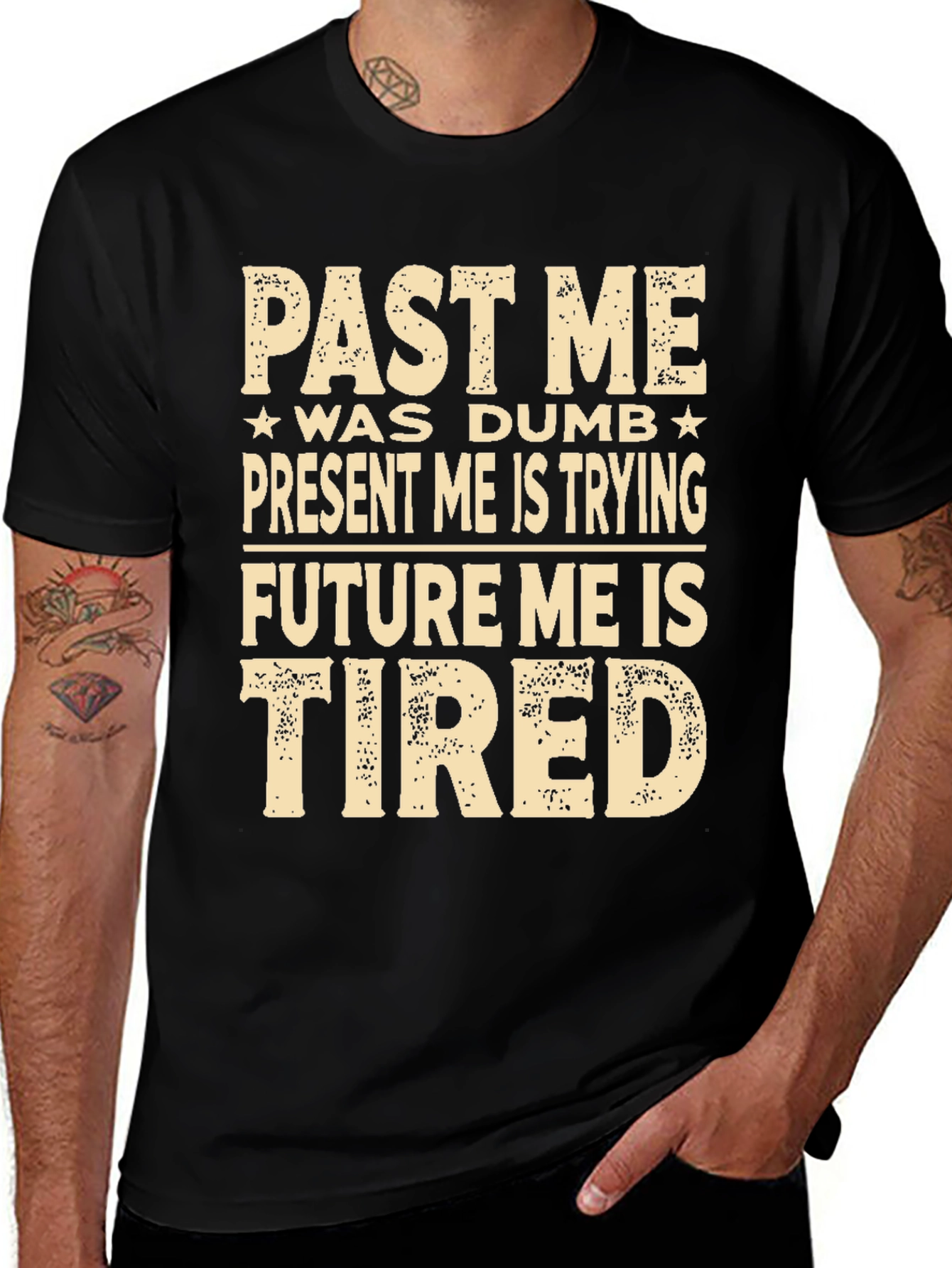 Variant 10 of Funny Past, Present, Future Me Graphic T-Shirt