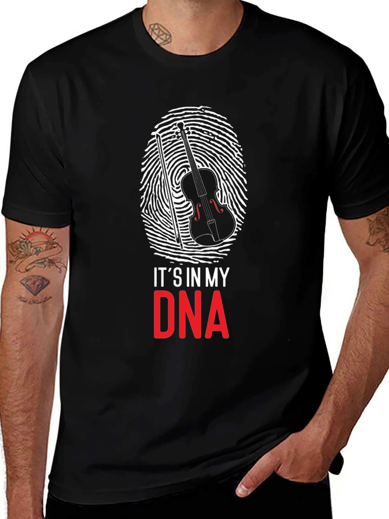 Variant 27 of Violin DNA T-Shirt - Musician's Passion!