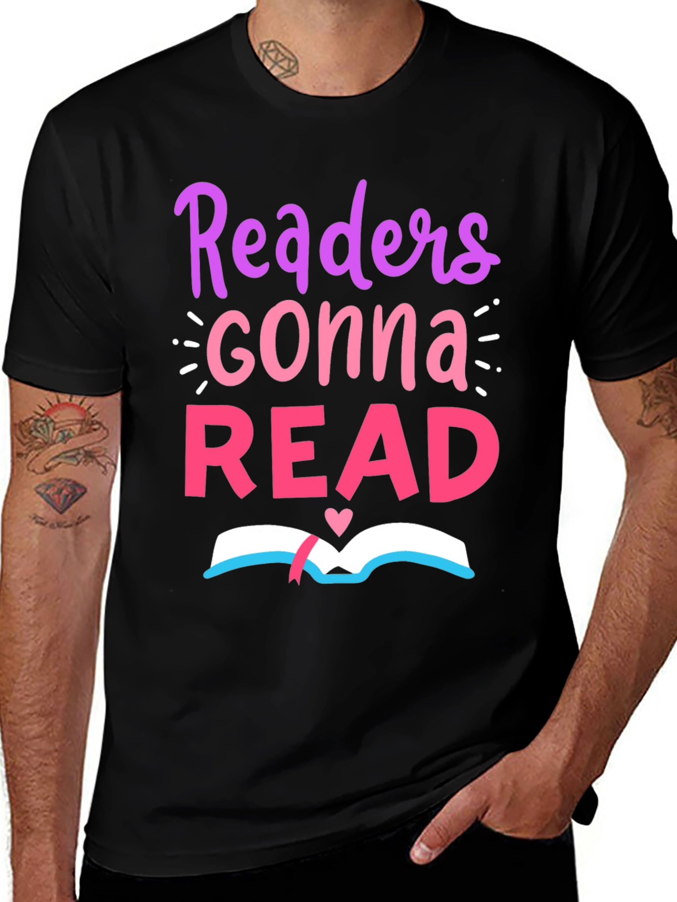 Variant 5 of Readers Gonna Read Graphic T-Shirt