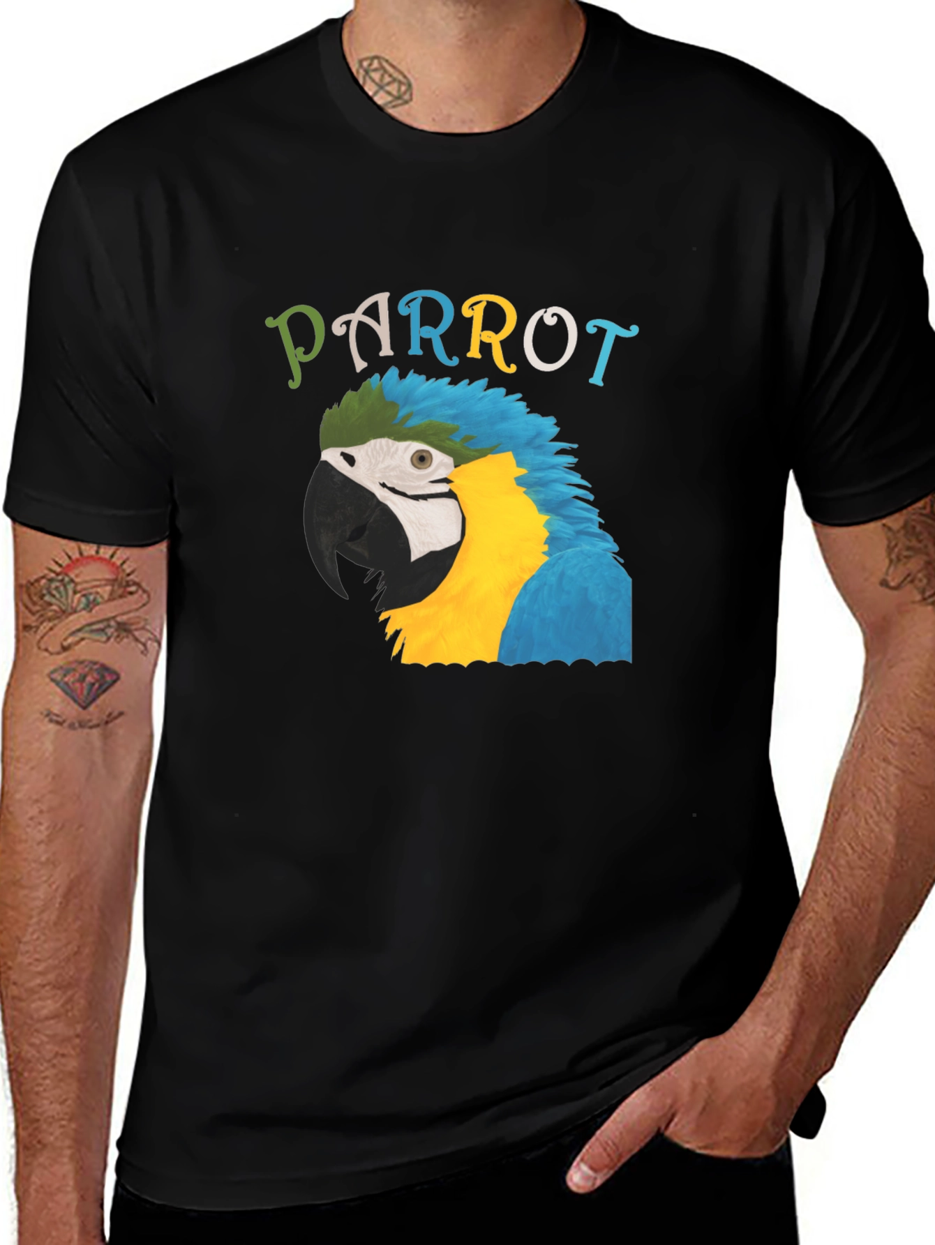 Variant 26 of Parrot Graphic Print Tee
