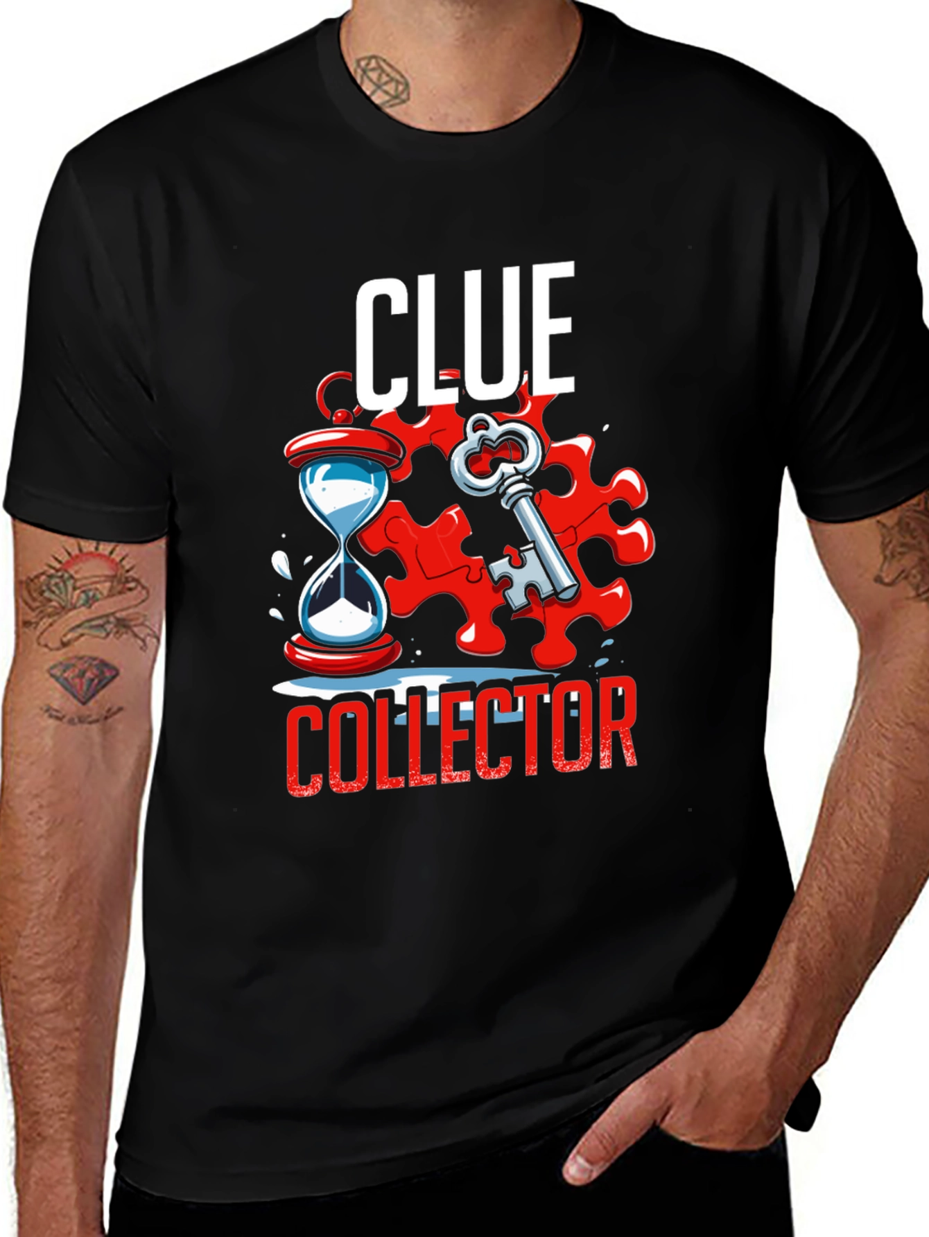 Clue Collector Graphic T-Shirt - Mystery Game Tee