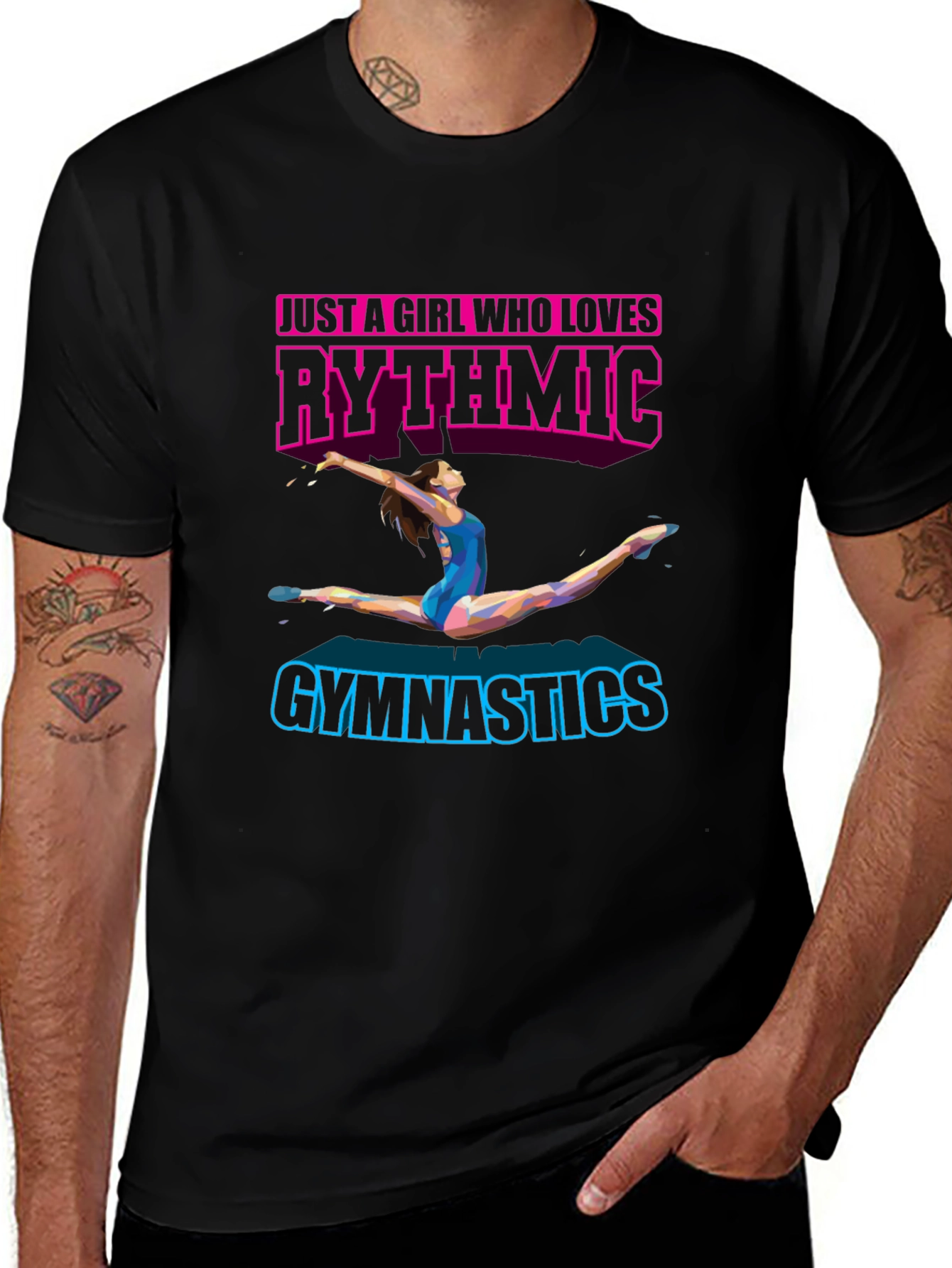 Variant 8 of Rhythmic Gymnastics Girl's Graphic Tee
