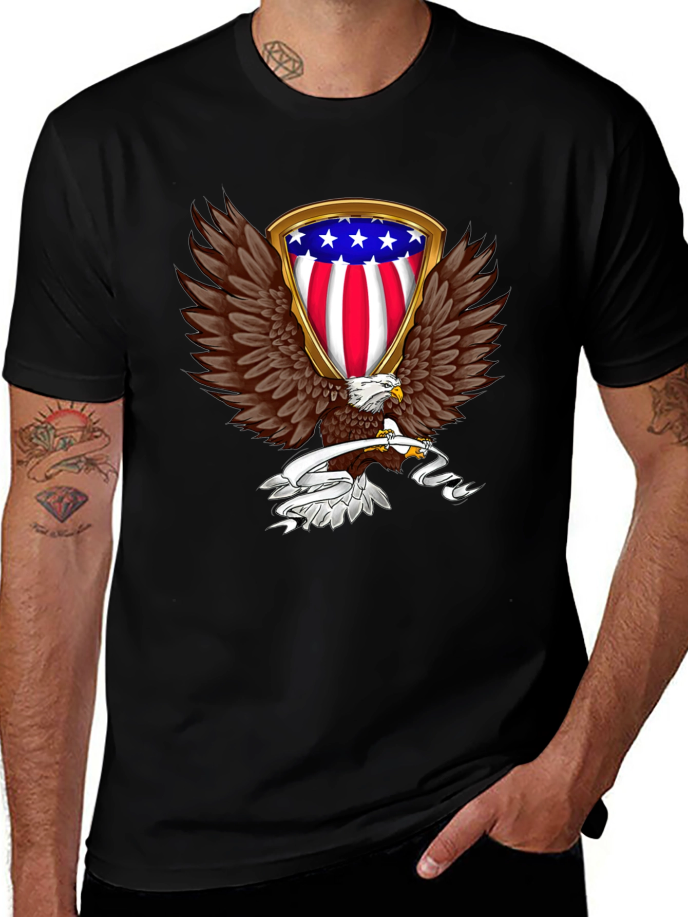 Variant 10 of American Eagle Shield Graphic T-Shirt