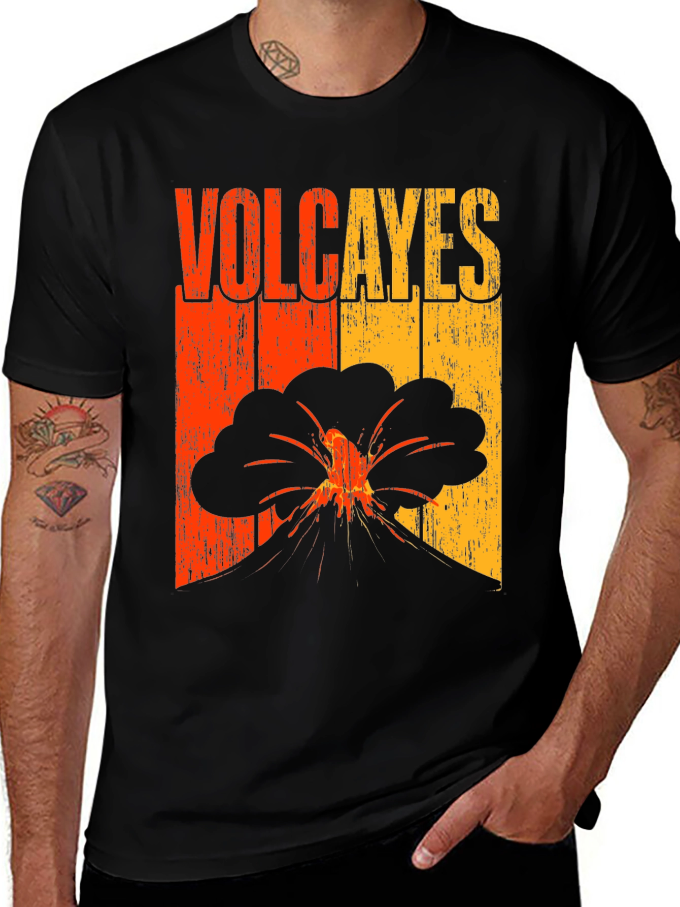 Variant 22 of Volcayes Volcano Graphic T-Shirt