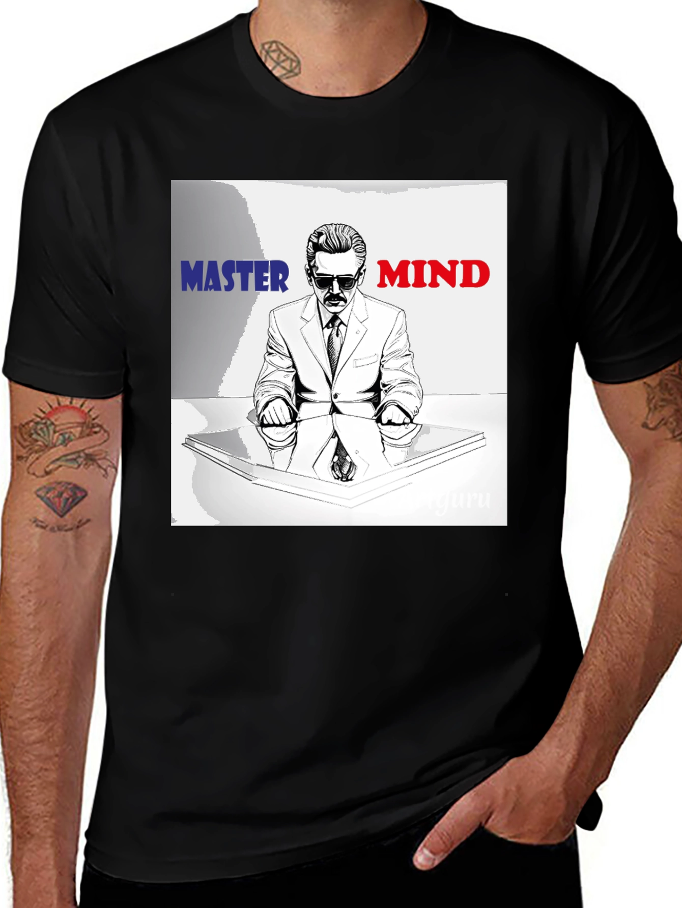 Variant 24 of Master Mind Graphic Tee - Stylish Black T-Shirt