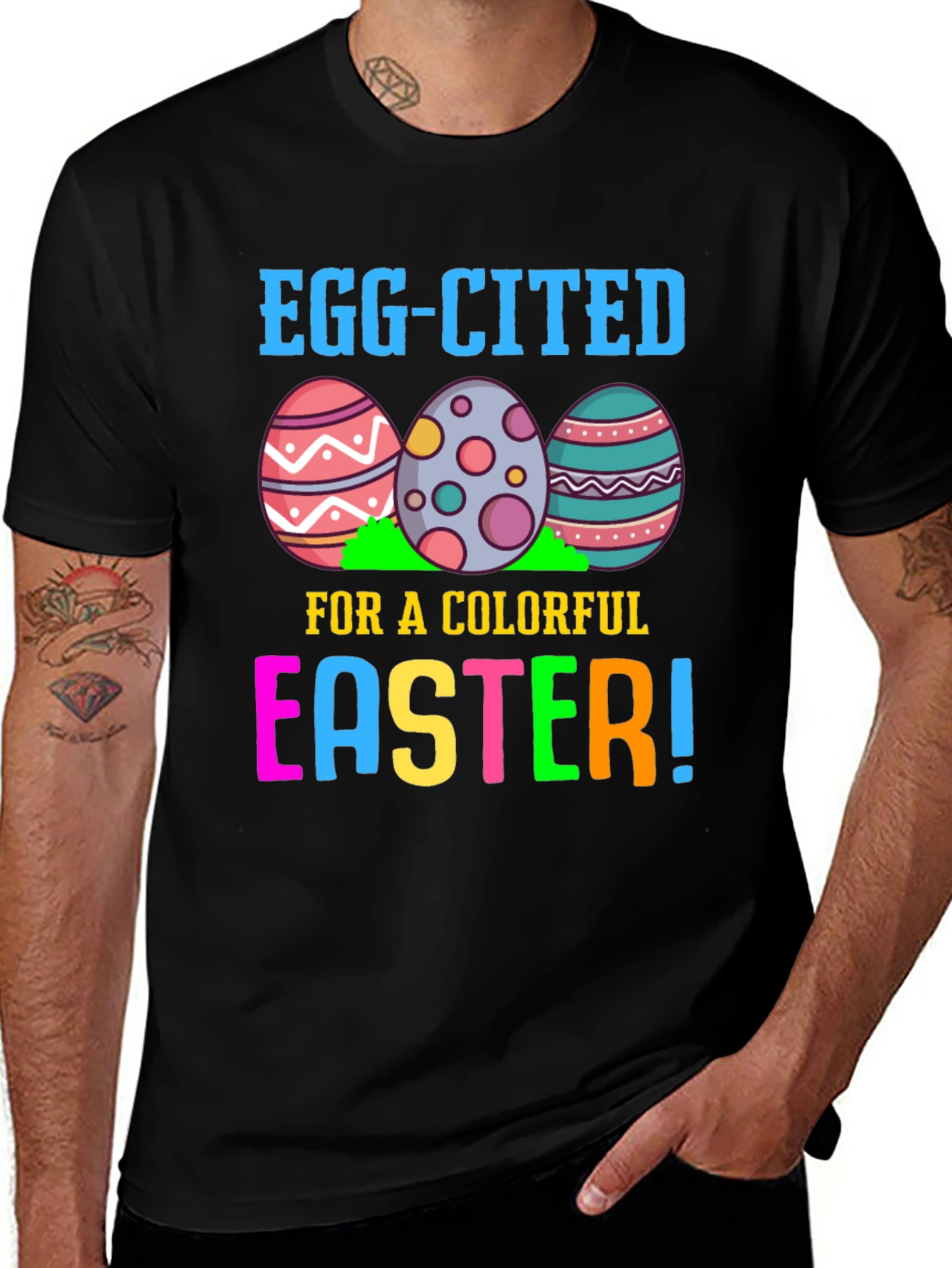 Variant 16 of Egg-cited for Easter T-Shirt
