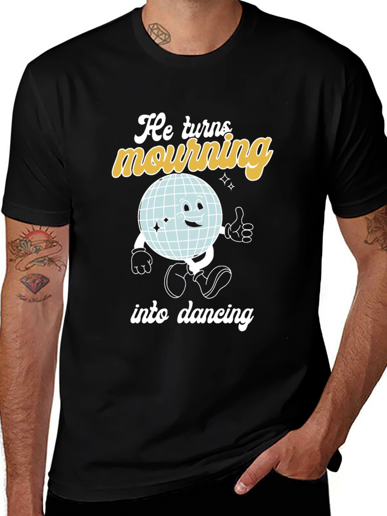 Variant 21 of He Turns Mourning Into Dancing Graphic Tee