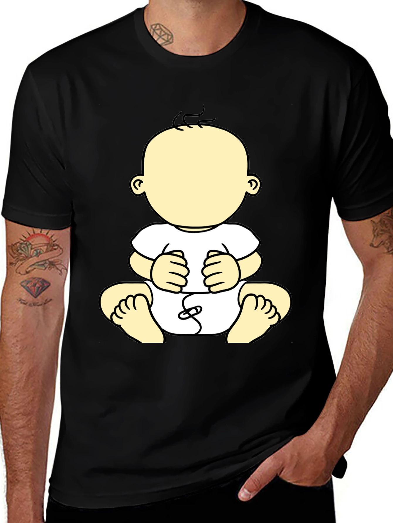 Variant 2 of Funny Baby Graphic T-Shirt - Soft Cotton Tee