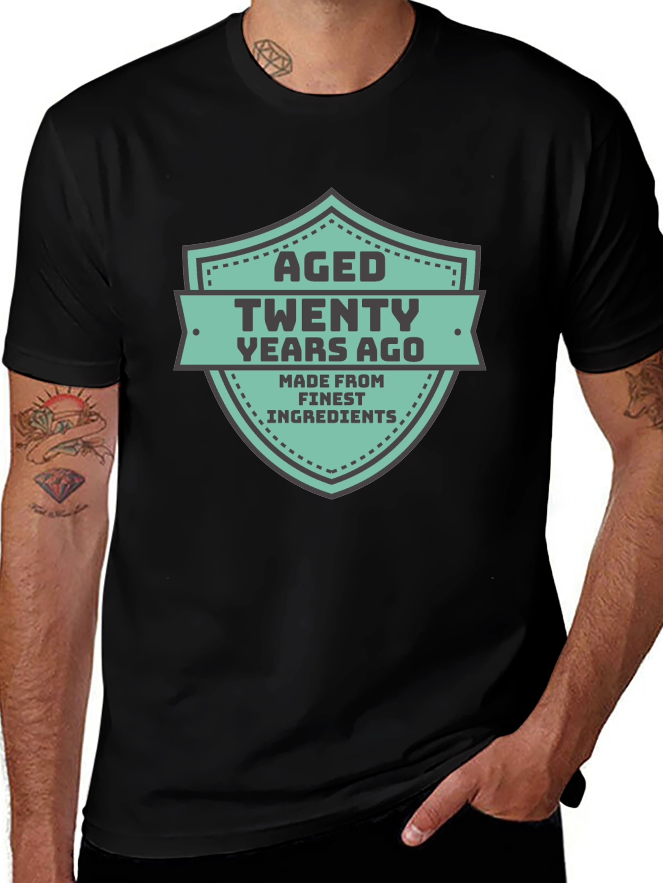 Variant 12 of Aged Twenty Years Ago Graphic T-Shirt
