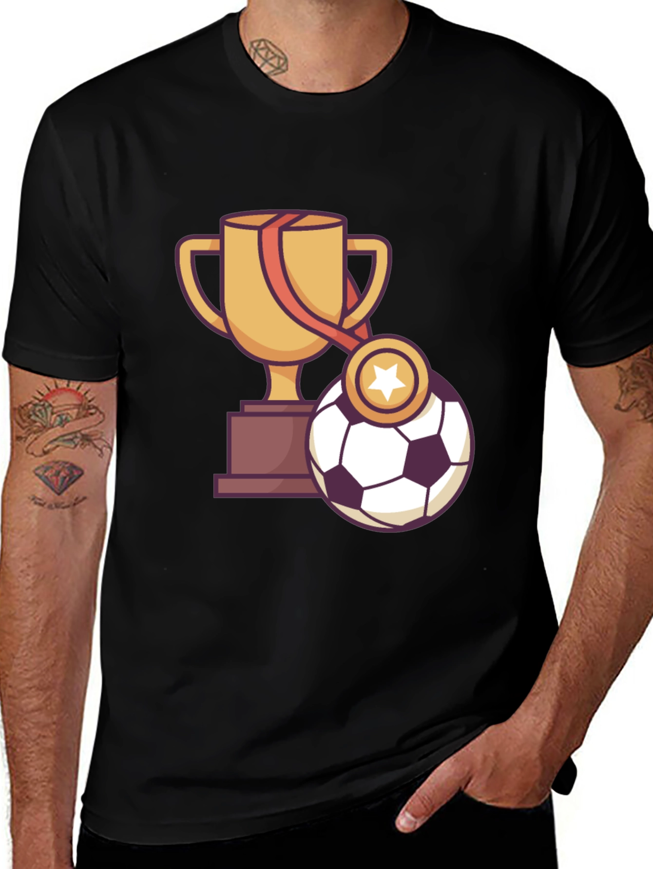 Variant 28 of Soccer Trophy Graphic Tee
